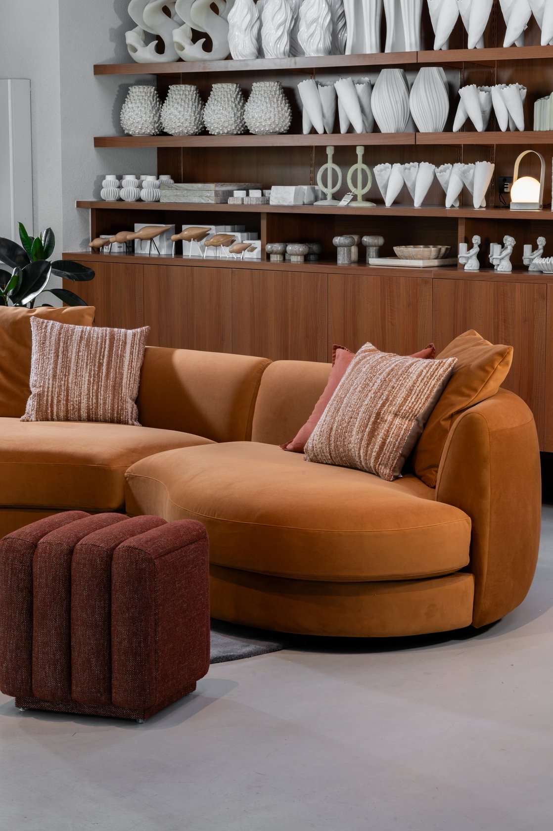 Megan 3 Seater Sofa - Bordeaux - Floor Stock