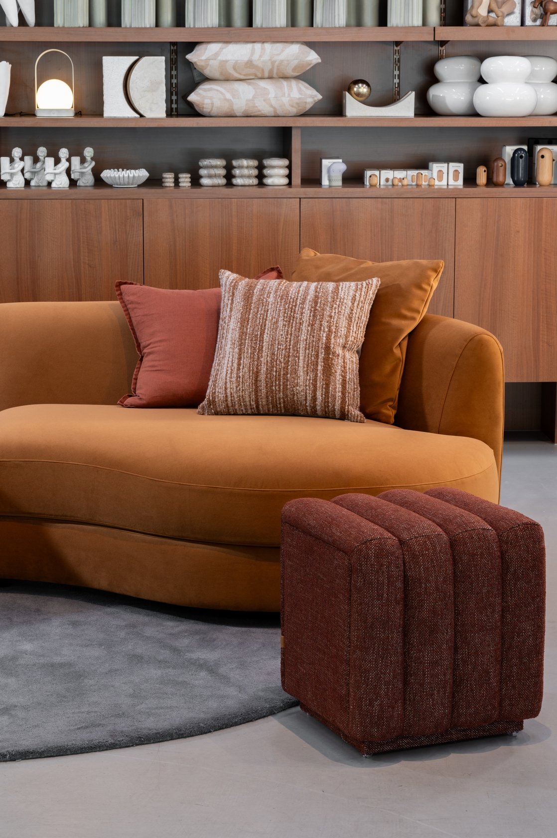 Megan 3 Seater Sofa - Bordeaux - Floor Stock