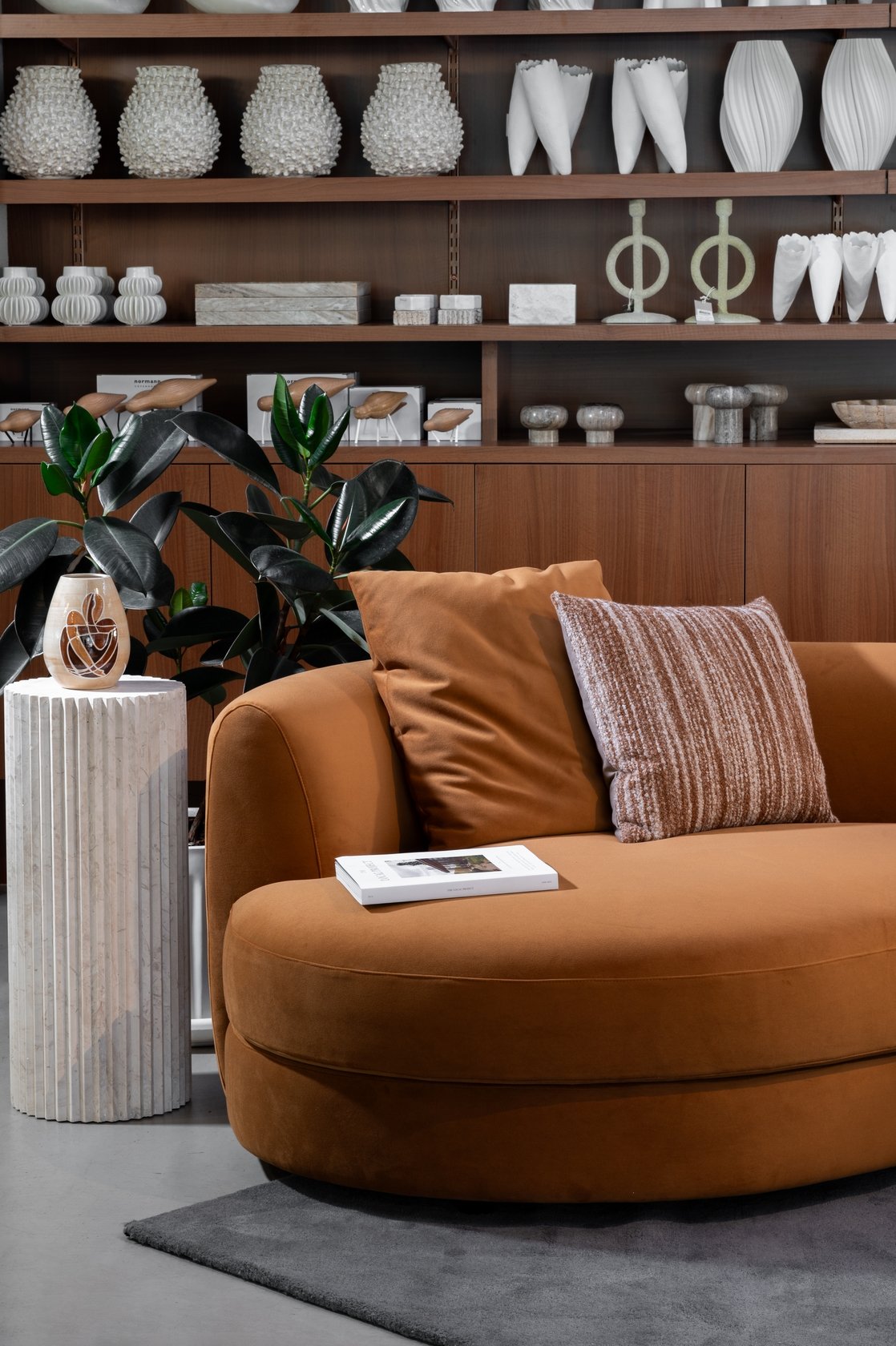 Megan 3 Seater Sofa - Bordeaux - Floor Stock