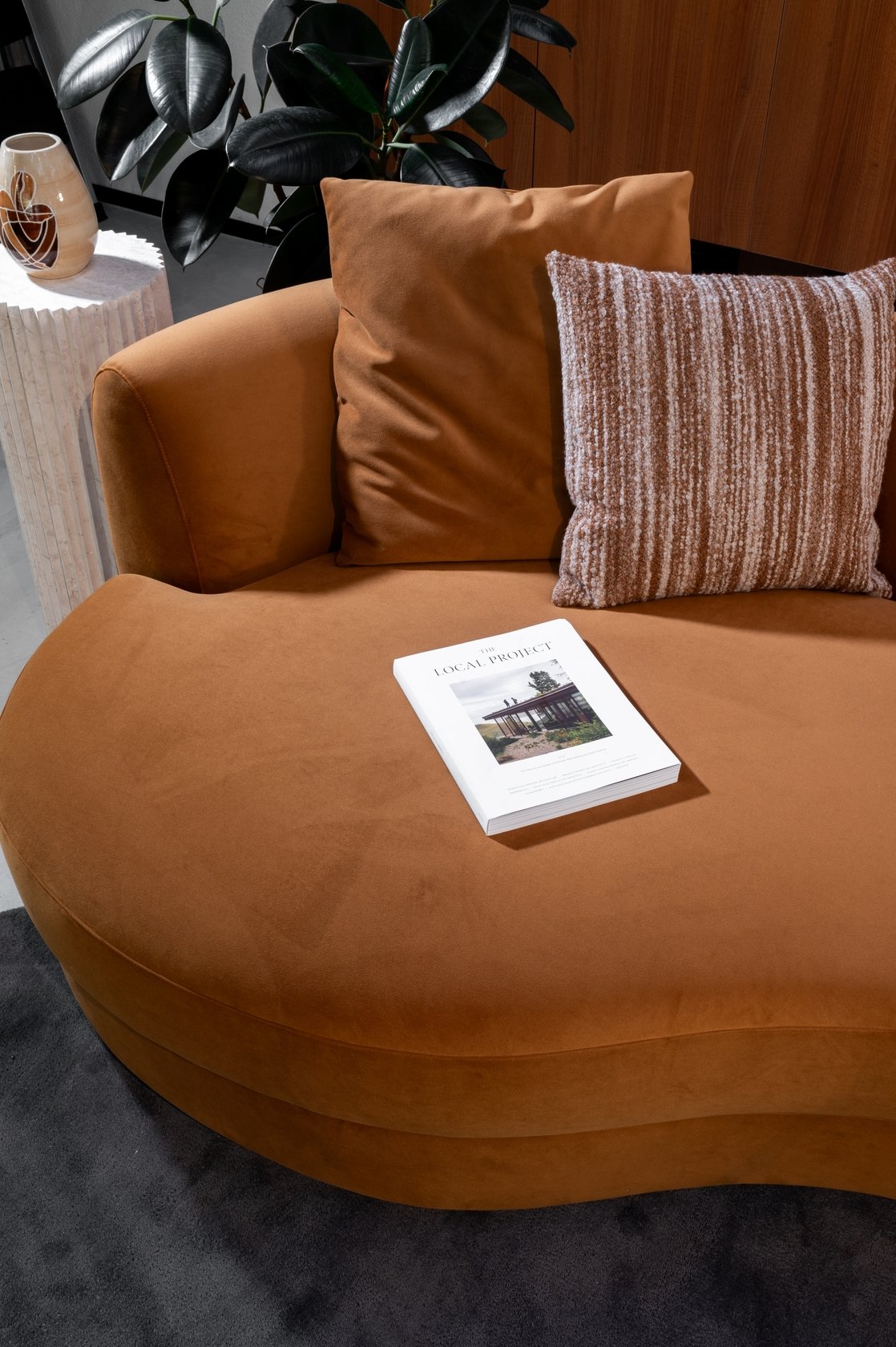 Megan 3 Seater Sofa - Bordeaux - Floor Stock