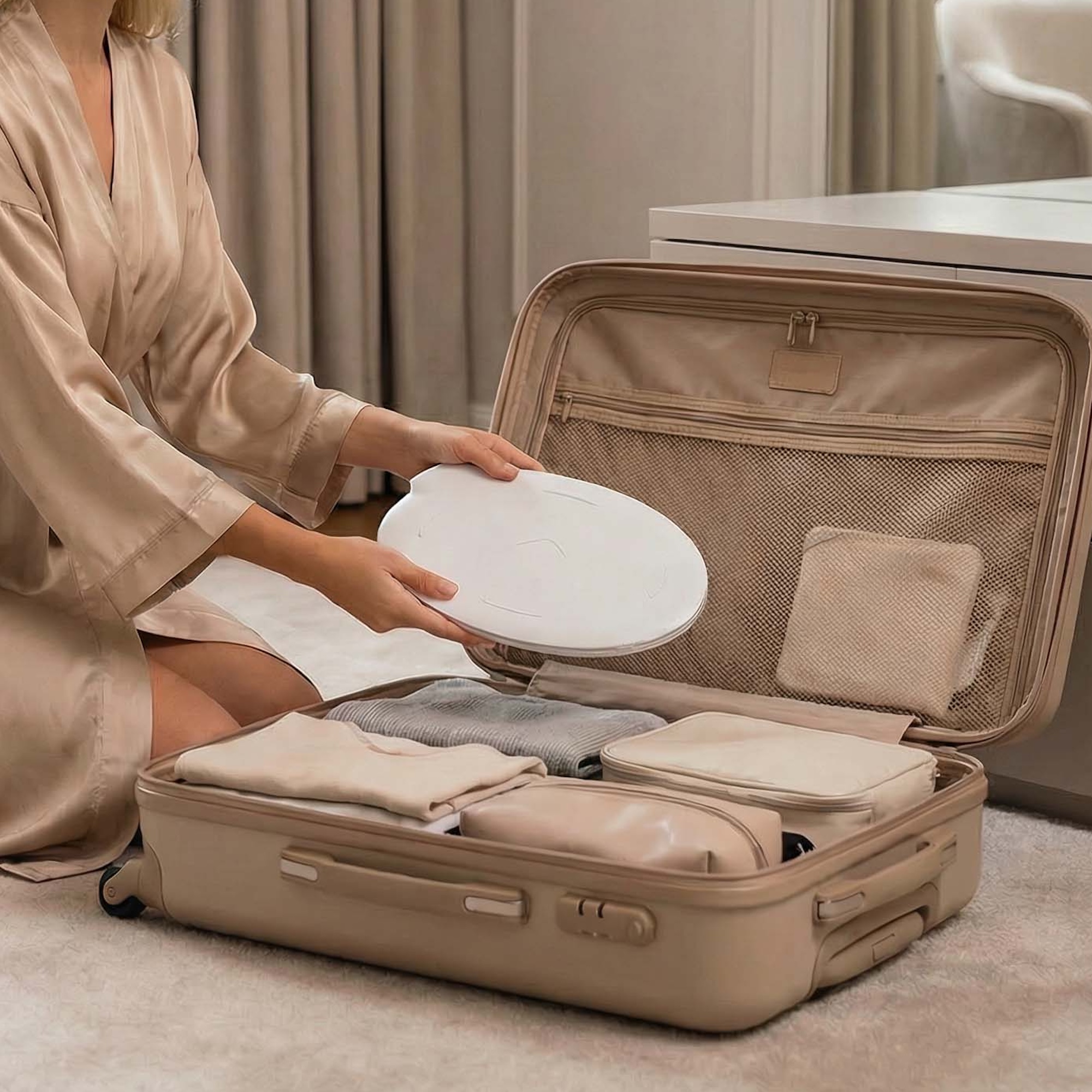 Abigail Travel Vanity Foldable For Travel by Fancii