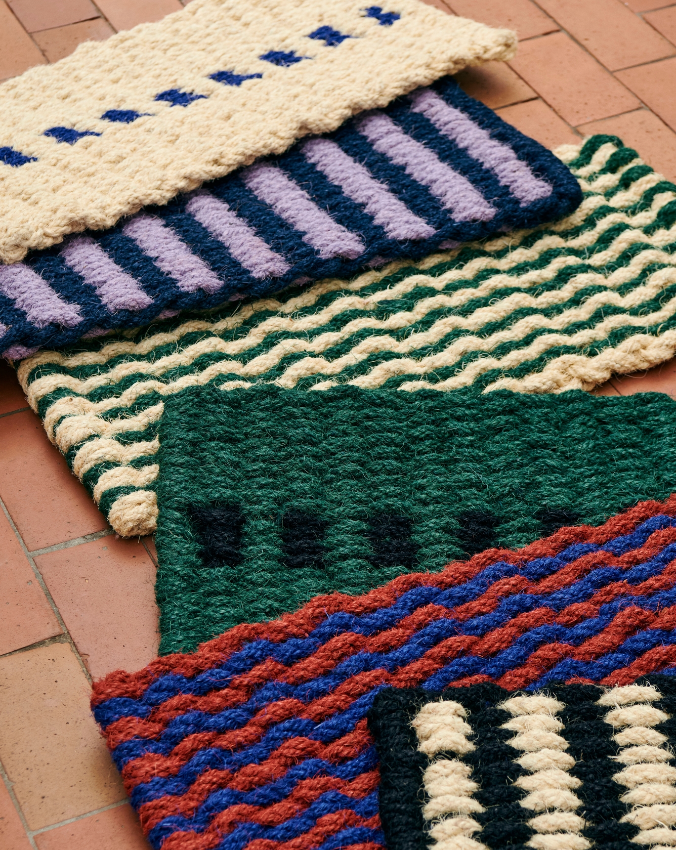 Coco Door Mat - Stripe Wave