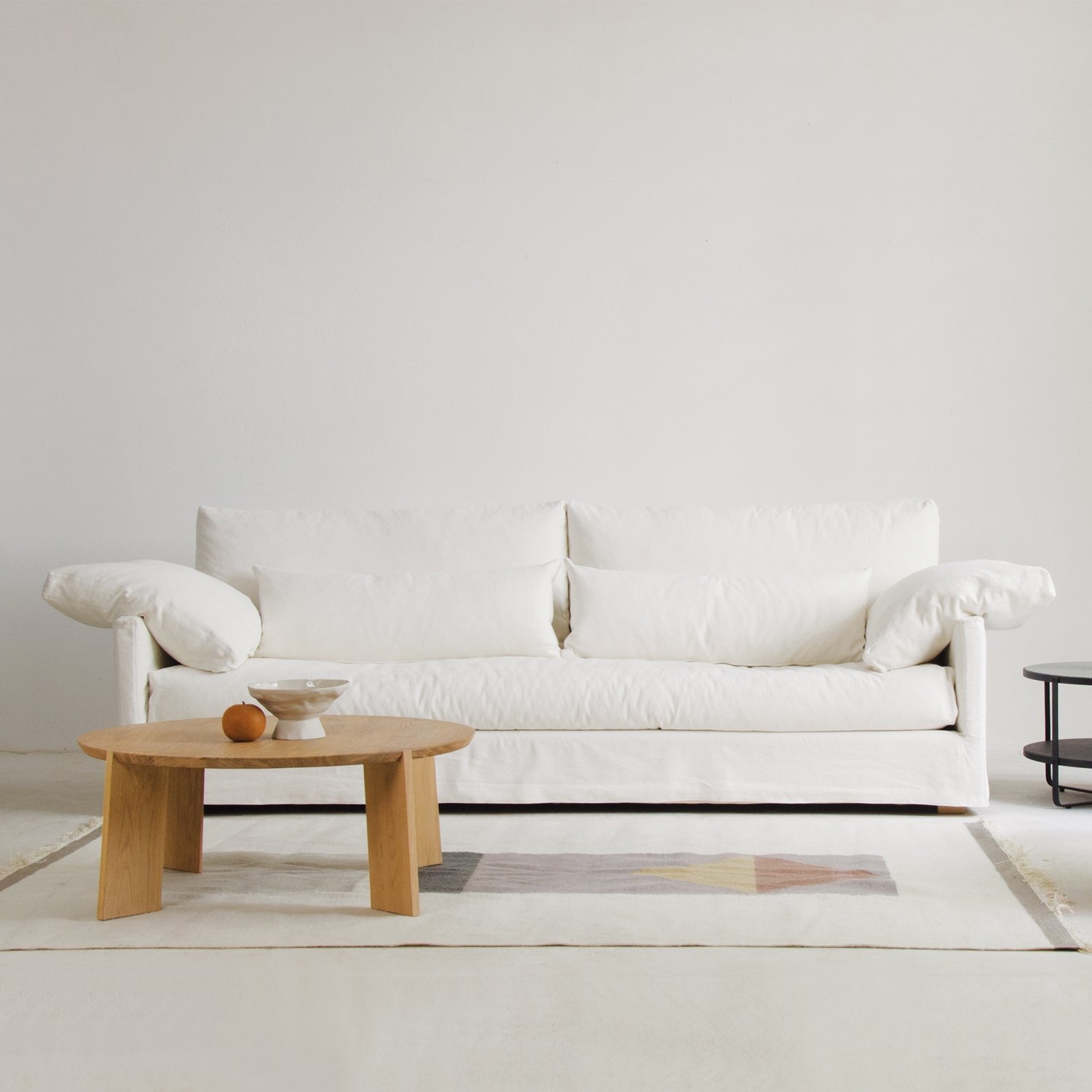 Island 3.5 Seater Sofa - Ivory-Summer 002 - Floor Stock