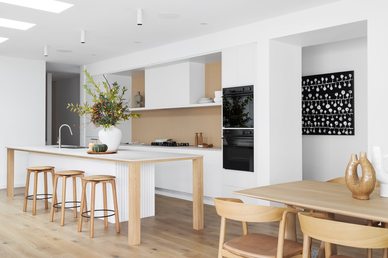 Inlay Dining Chair - Black Oak - Set of 4 - Floor Stock