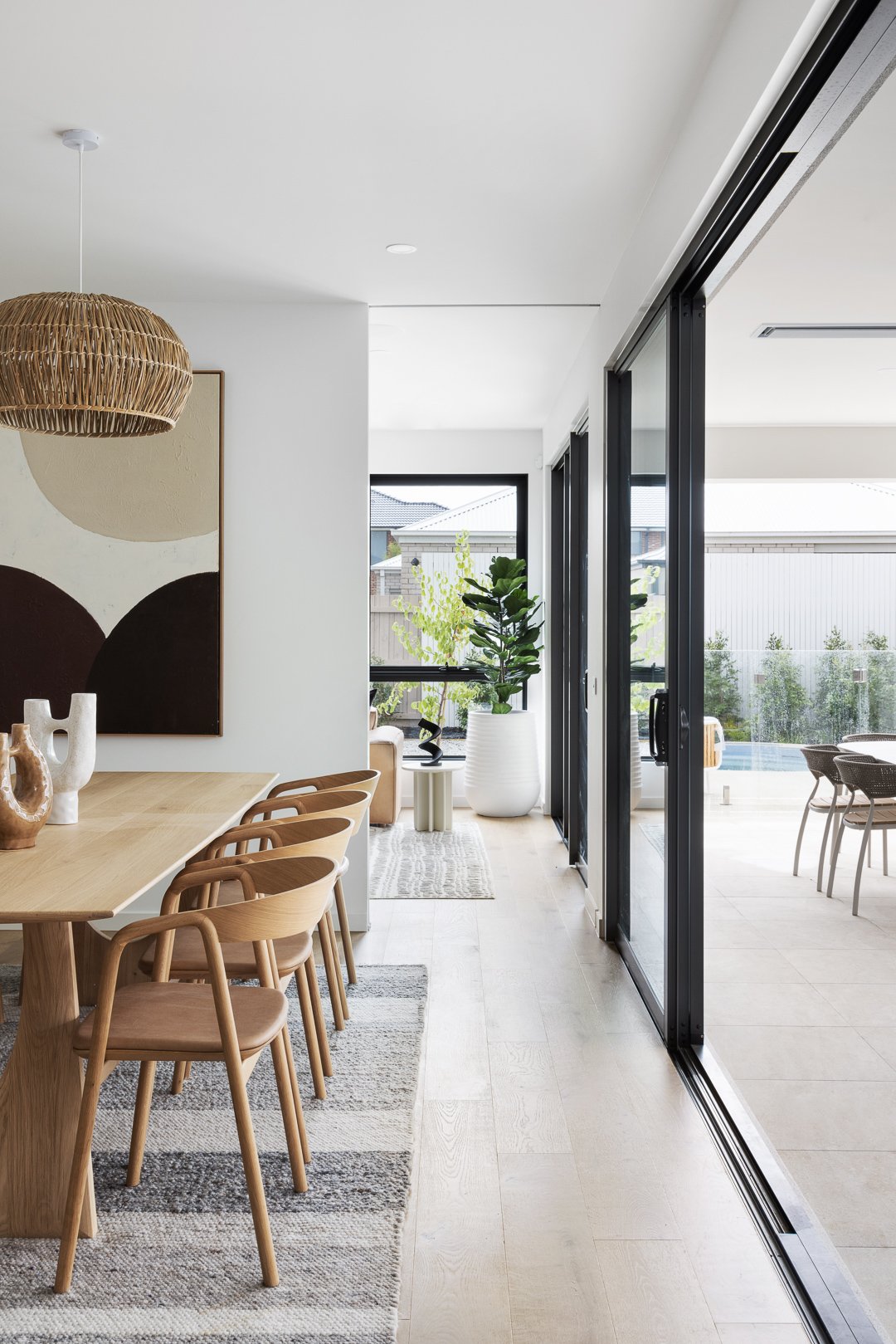 Inlay Dining Chair - Black Oak - Set of 4 - Floor Stock