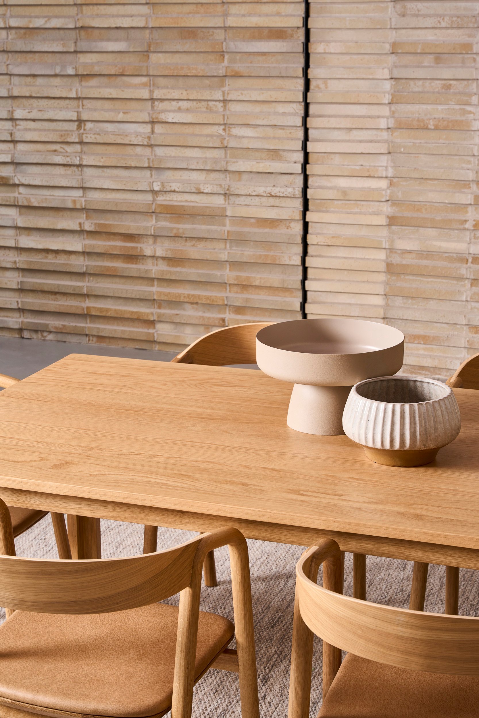 Inlay Dining Chair - Black Oak - Set of 4 - Floor Stock