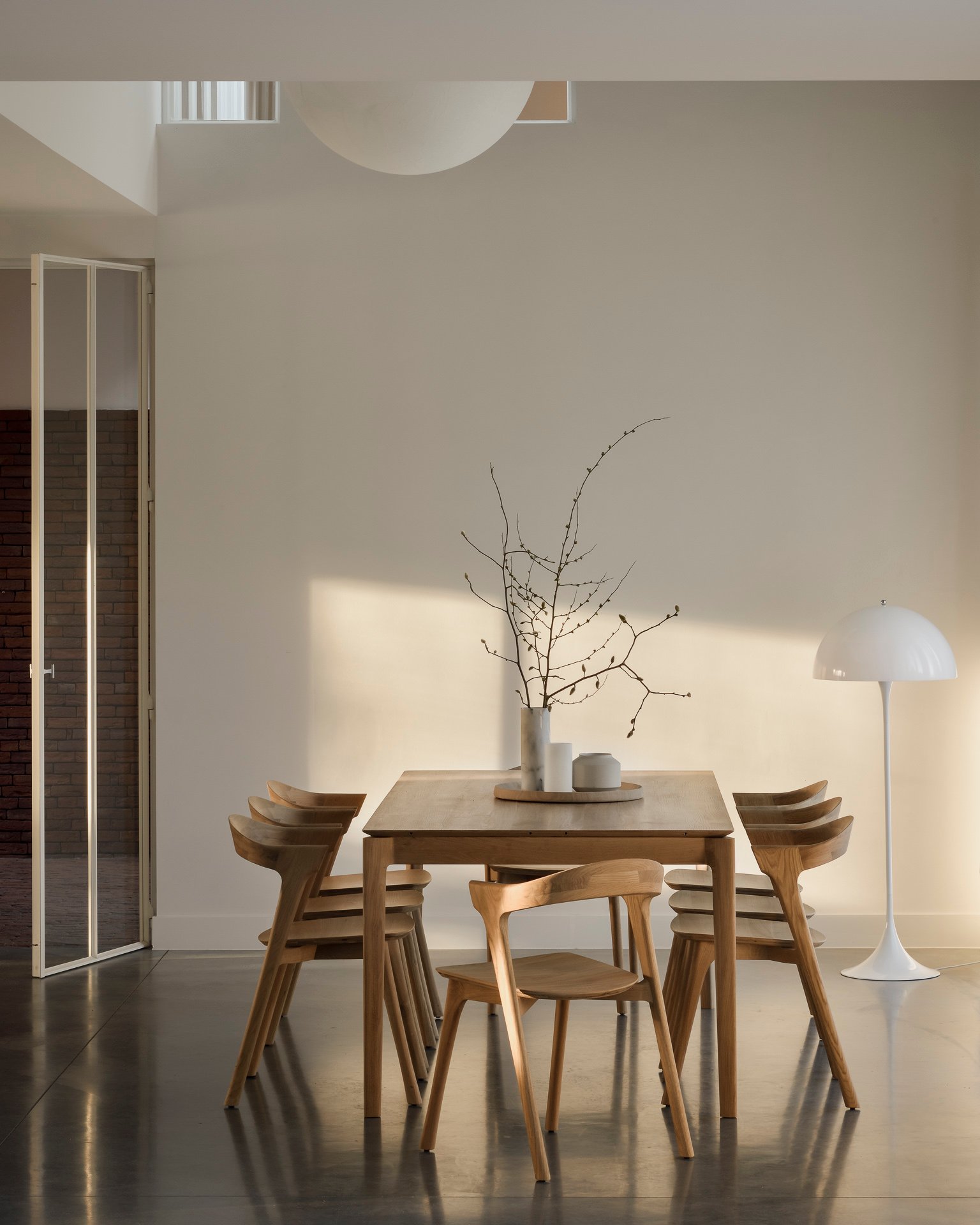 Ethnicraft Oak Bok Extendable Dining Table - 1800-2800mm - Black - Floor Stock