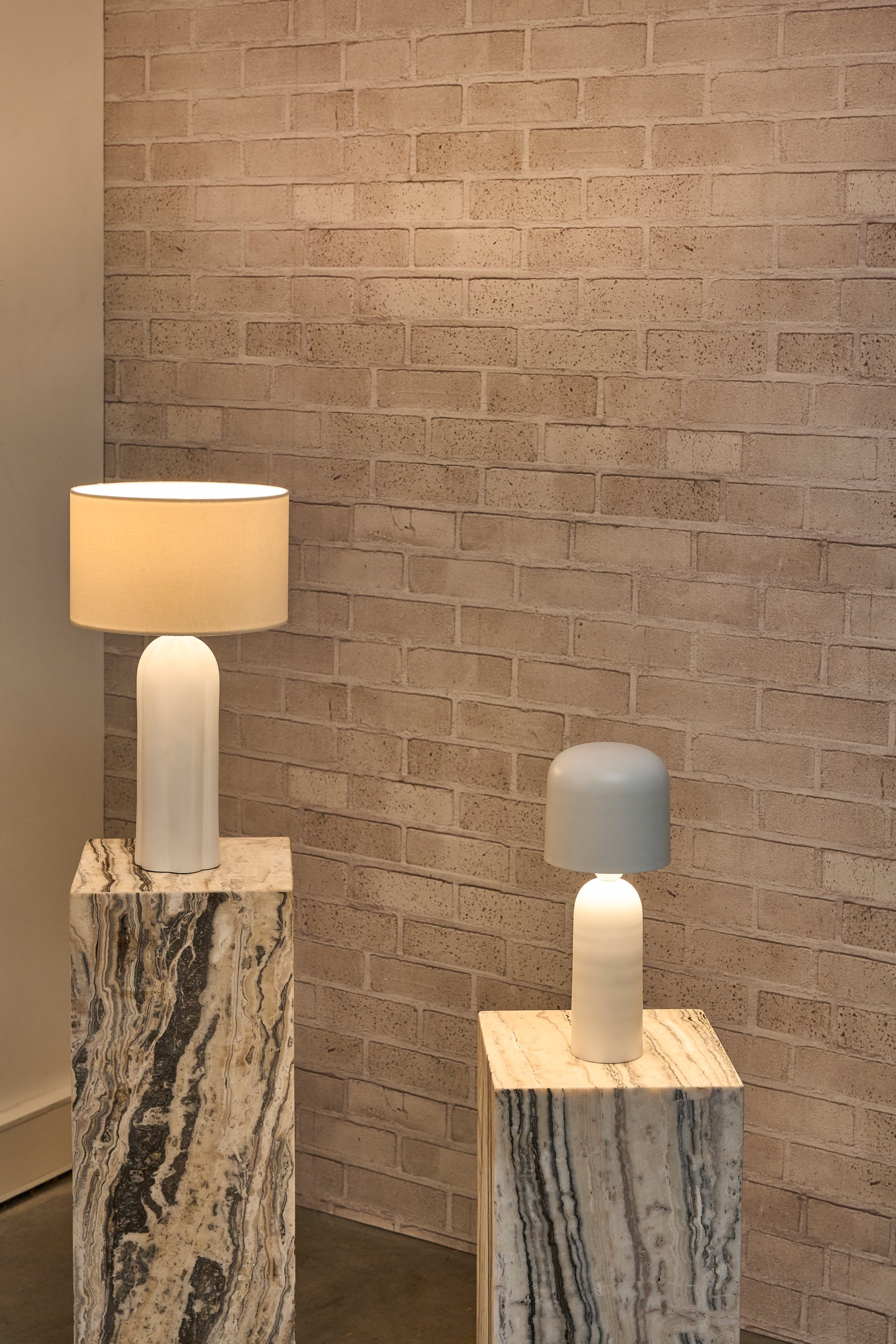 Cube Pedestal - Low - Ice Jade - Floor Stock