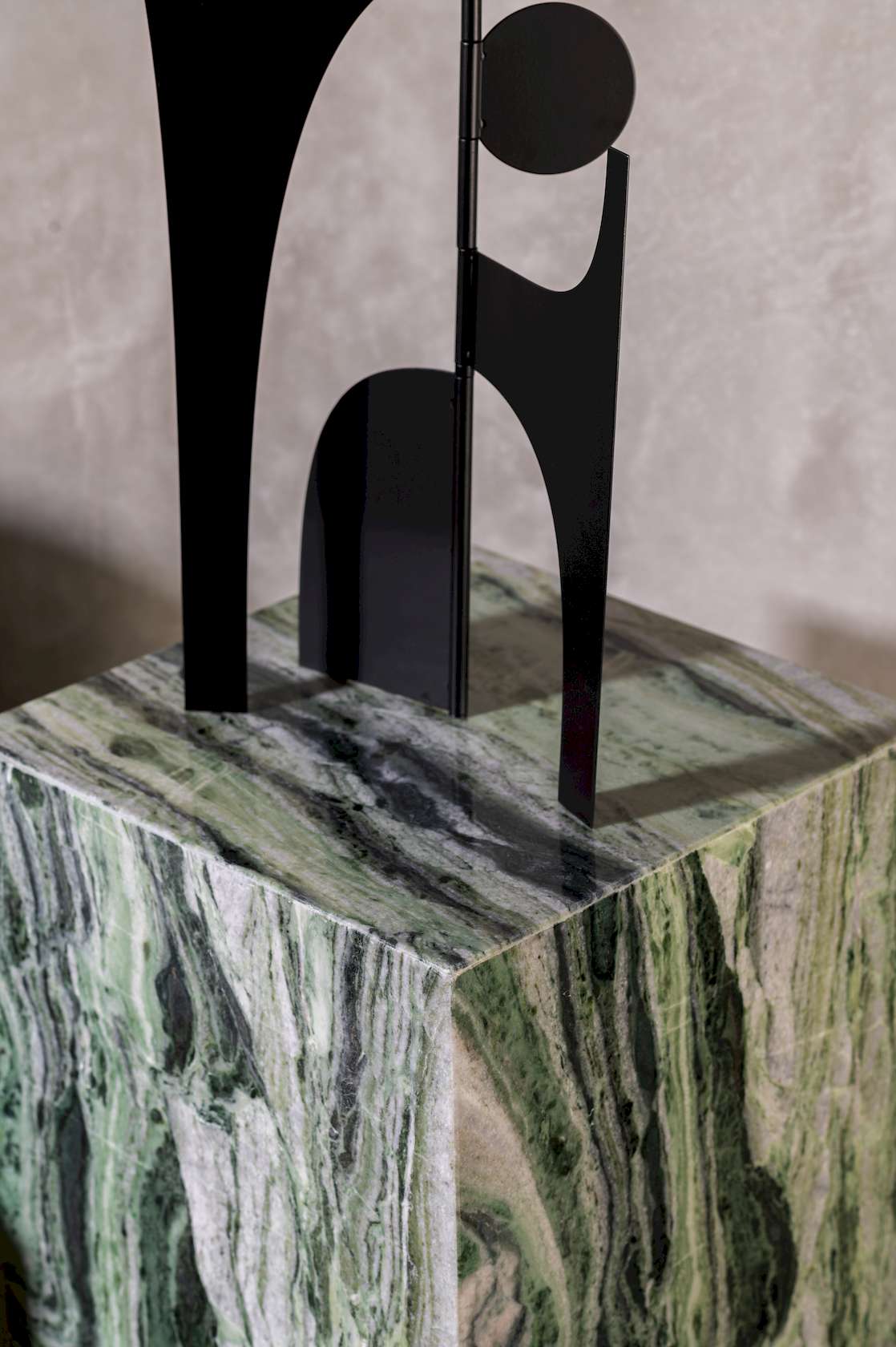 Cube Pedestal - Tall - Ice Jade - Floor Stock