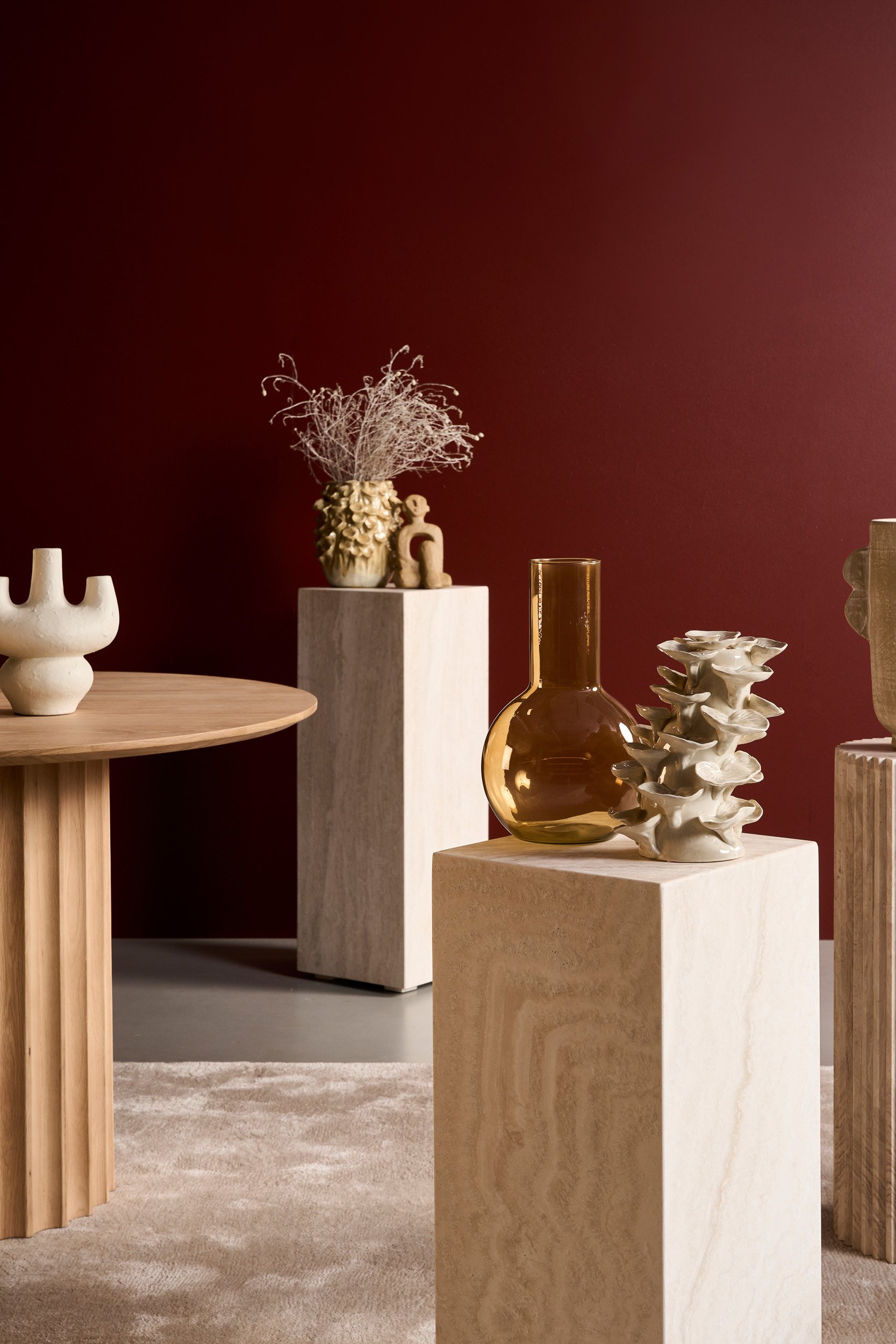 Cube Pedestal - Tall - Ice Jade - Floor Stock