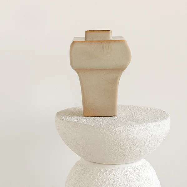 Umi Metal Side Table - White - Floor Stock