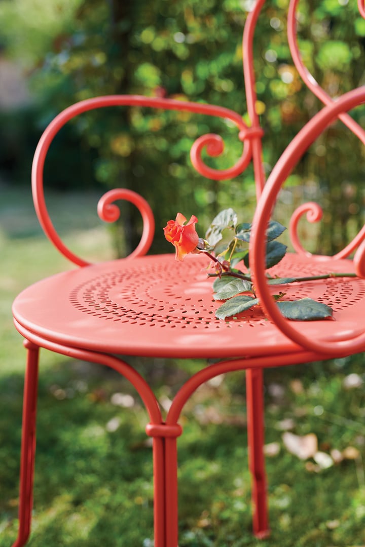 Fermob 1900 Arm Chair - Acapulco Blue - Floor Stock