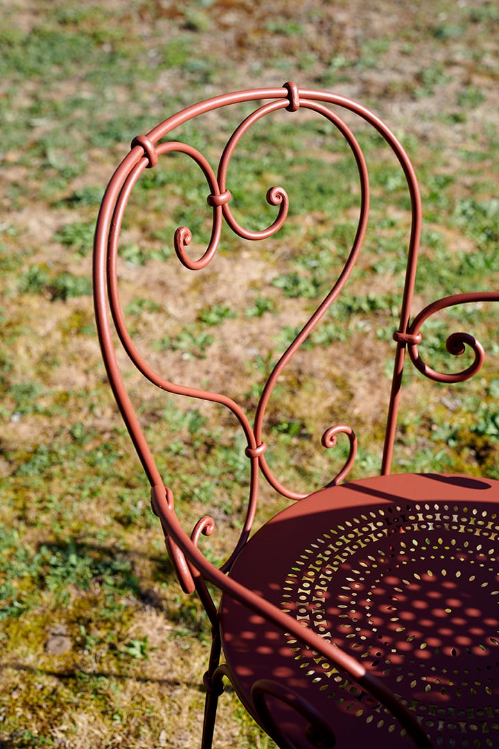 Fermob 1900 Arm Chair - Acapulco Blue - Floor Stock