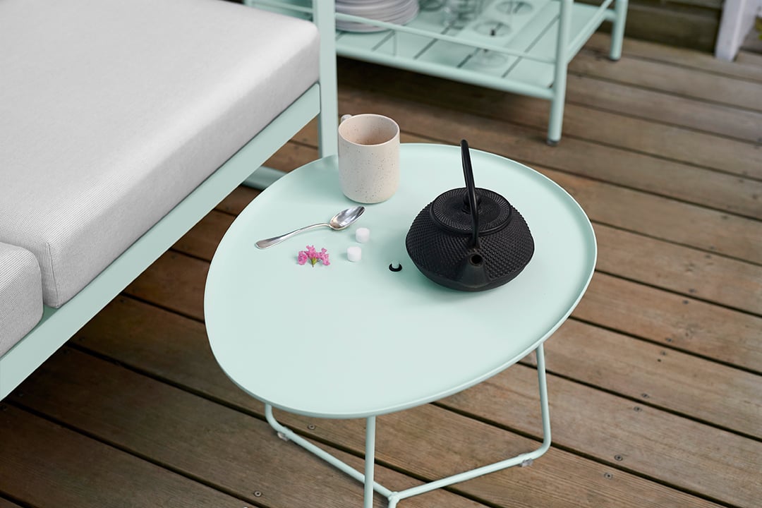 Fermob Cocotte Tray Table - Clay Grey - Floor Stock