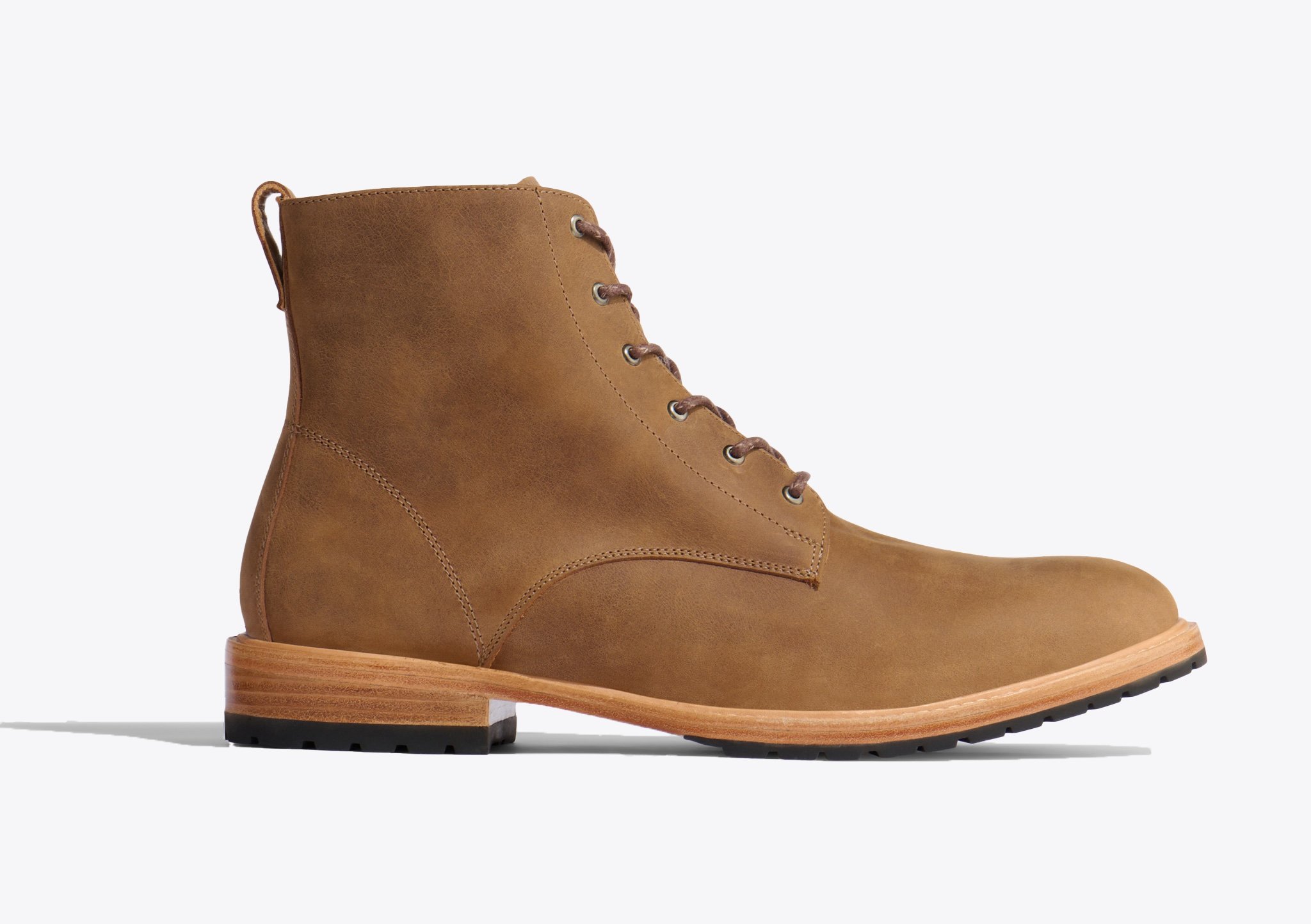 Nisolo Martin All-Weather Cap Toe British Tan - Every Nisolo product is built on the foundation of comfort, function, and design. 