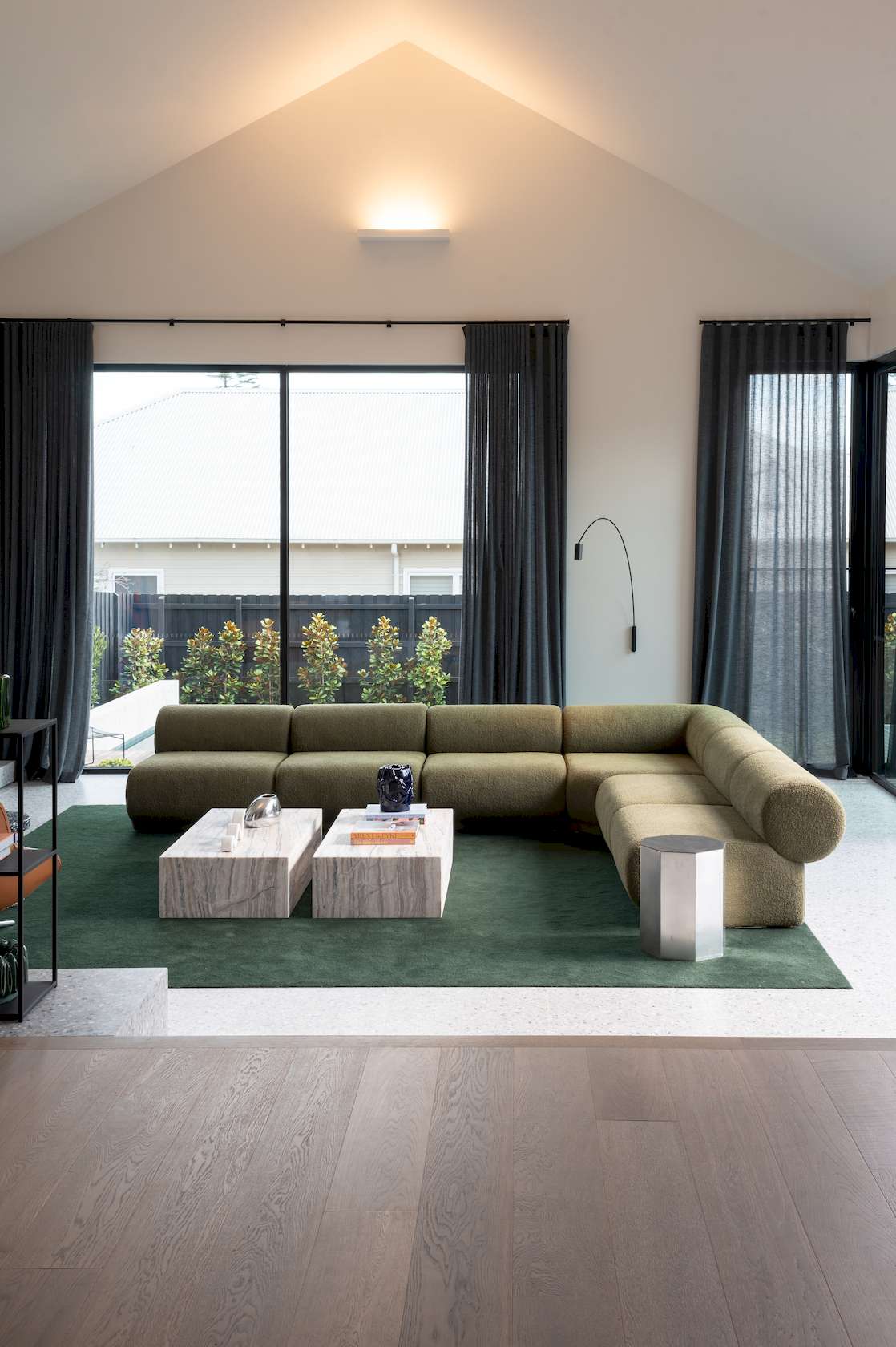 Rowen Sofa Set - Wade Olive - Floor Stock