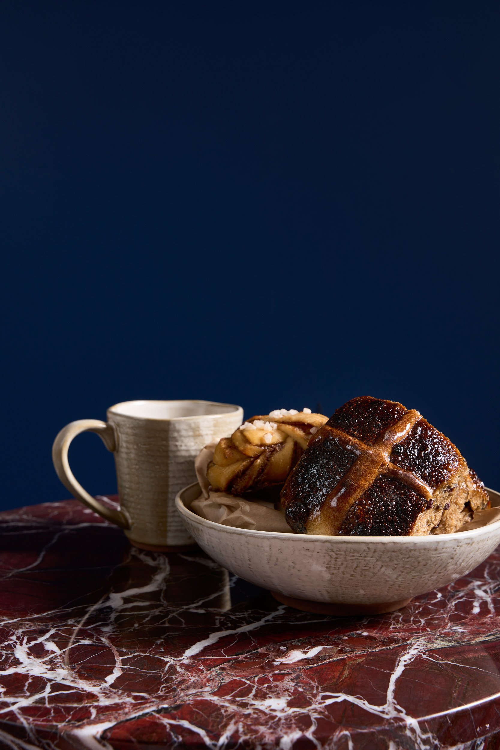 Ziki Side Table - White Onyx - Floor Stock