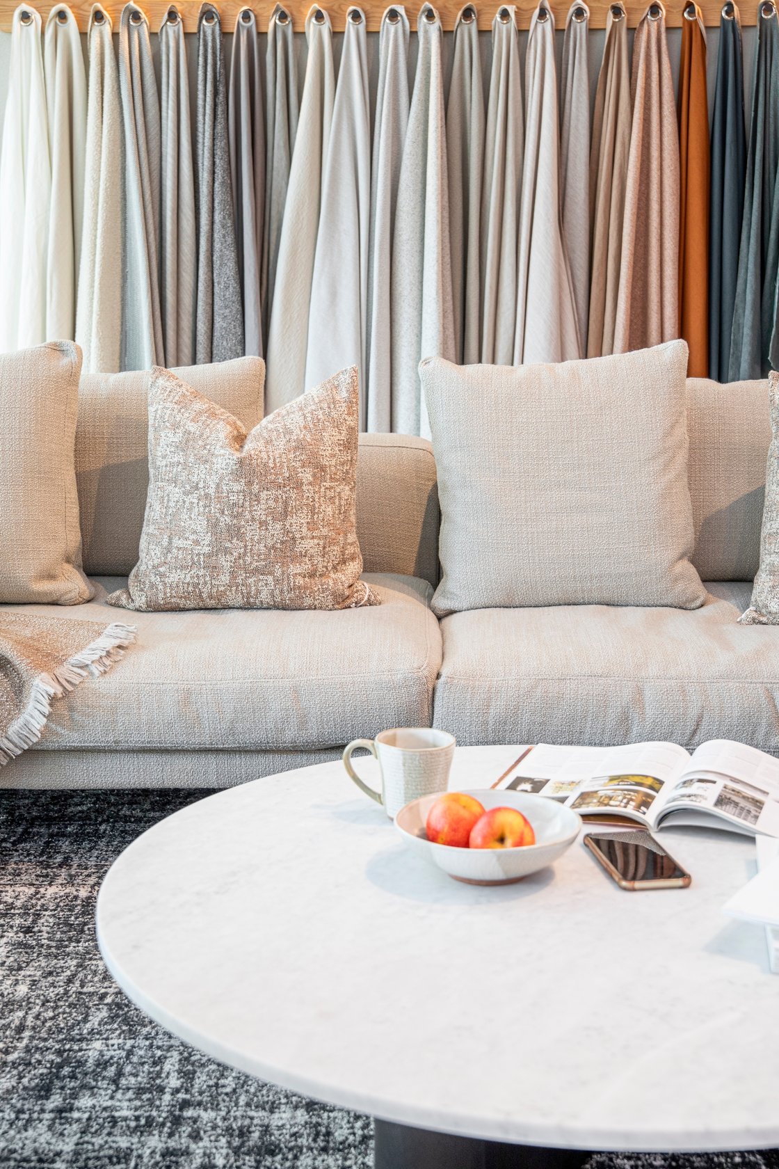 Ondine Plus V3 L Shape Sofa - Sandstone-Alba 007A - Floor Stock