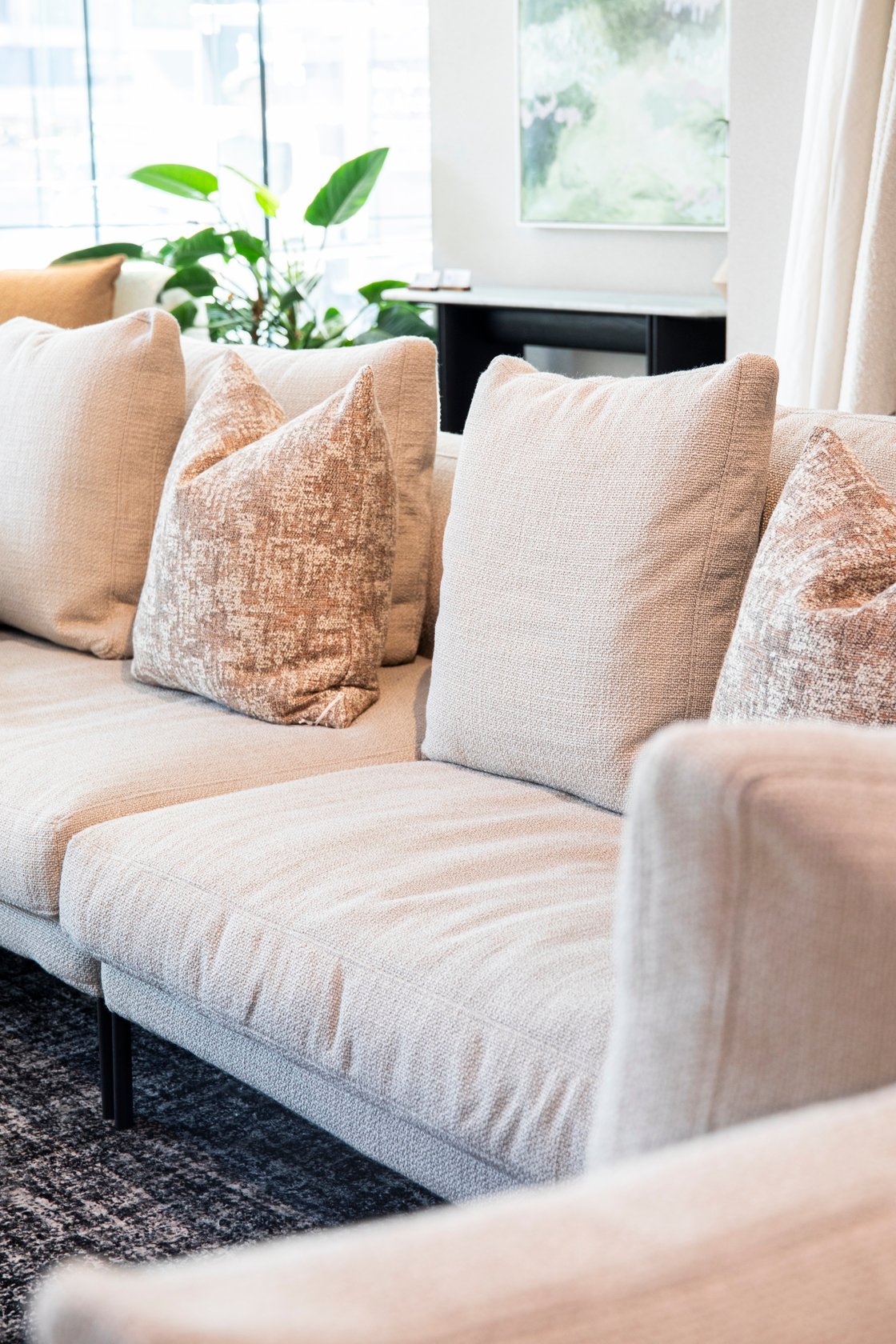 Ondine Plus V3 L Shape Sofa - Sandstone-Alba 007A - Floor Stock