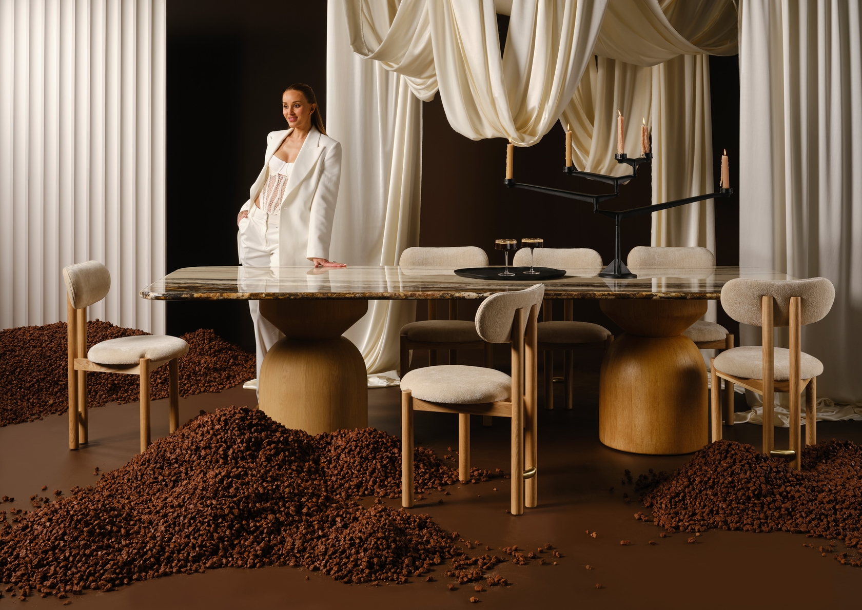 Tiramisu Rectangular Dining Table