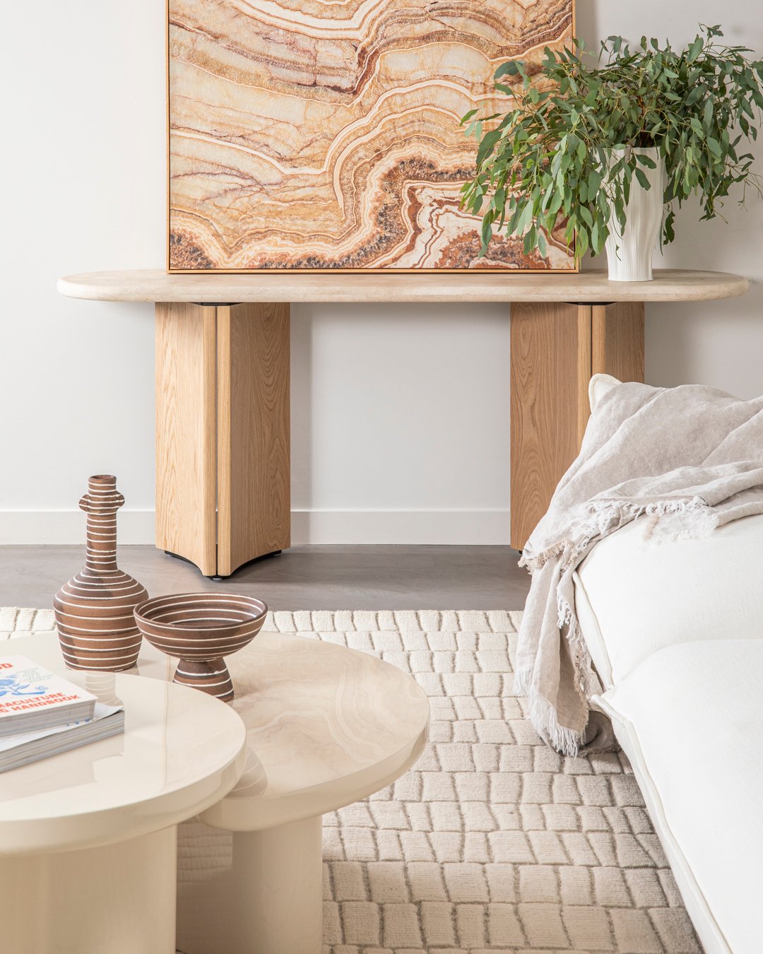 Cora Side Table - Sage - Floor Stock