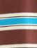 Striped Long Sleeve Jersey Polo - Chocolate/Blue Stripe
