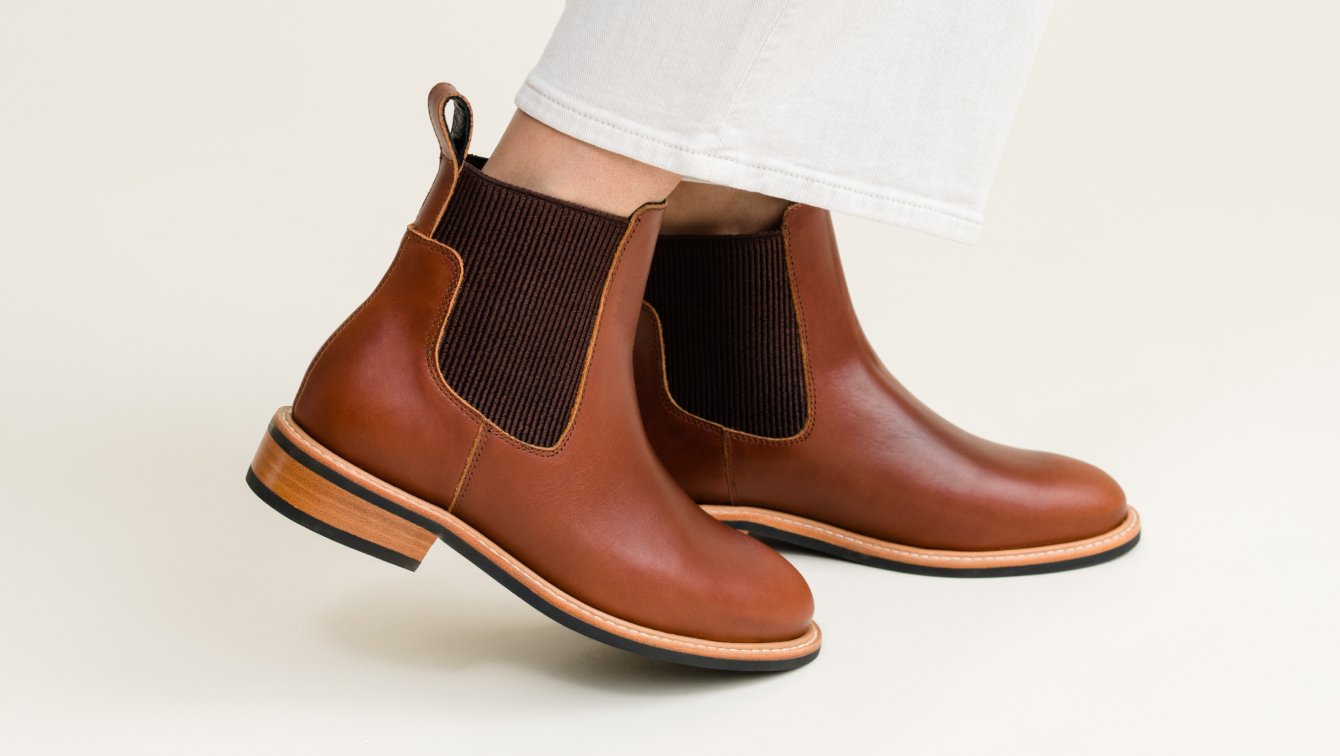 Nisolo Carmen Chelsea Boot 2.0 British Tan