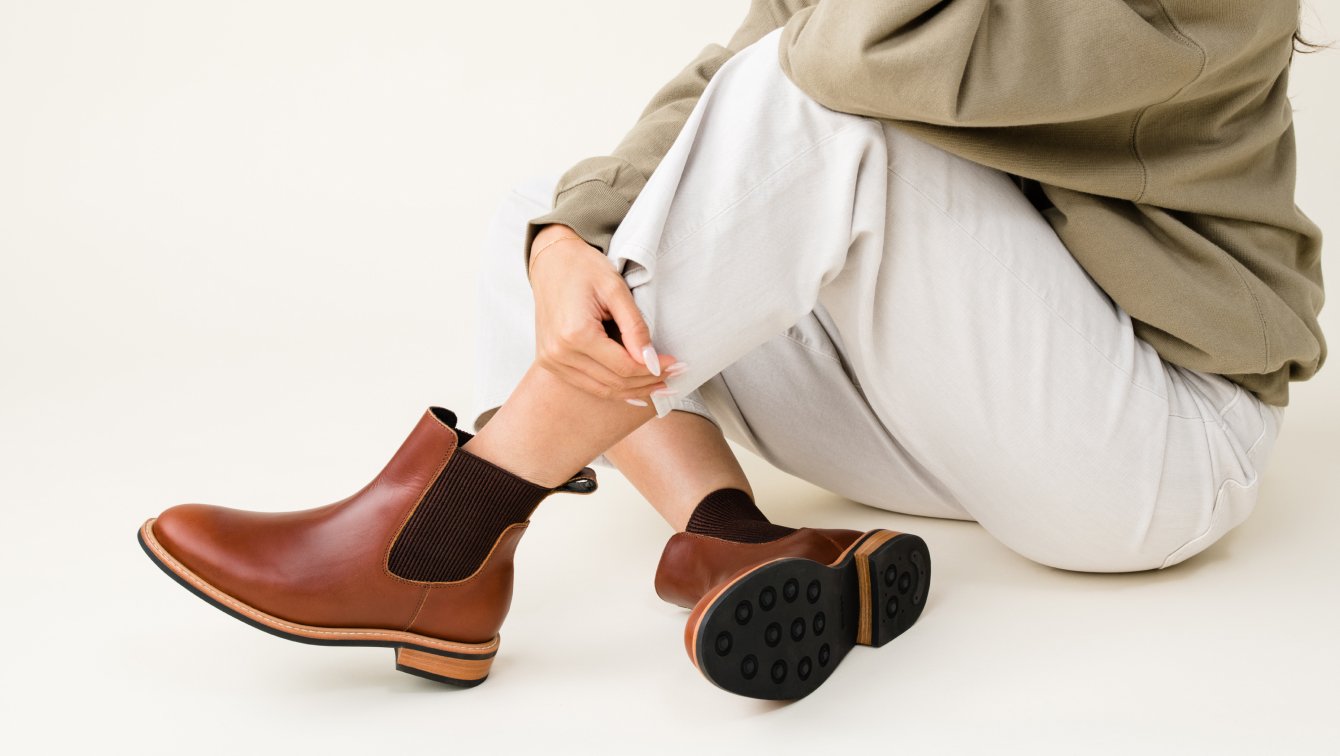 Nisolo Carmen Chelsea Boot 2.0 British Tan