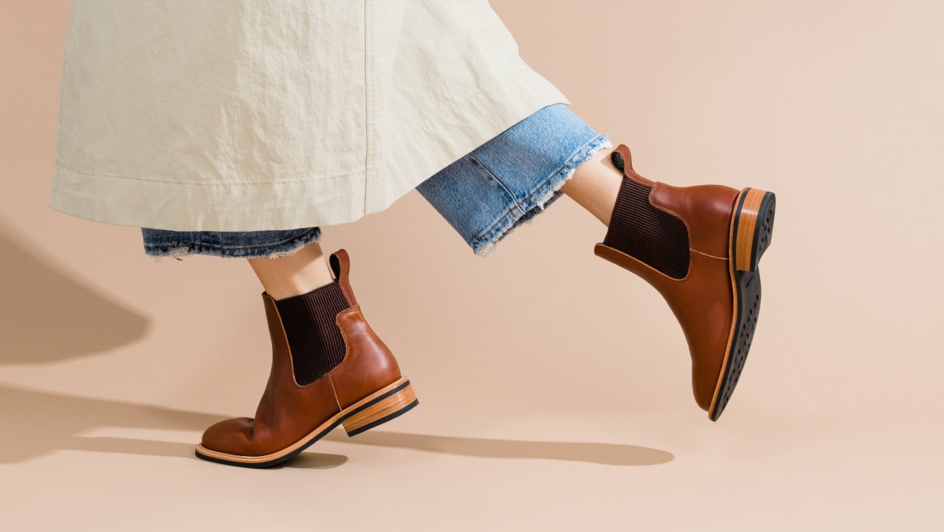 Nisolo Carmen Chelsea Boot 2.0 British Tan
