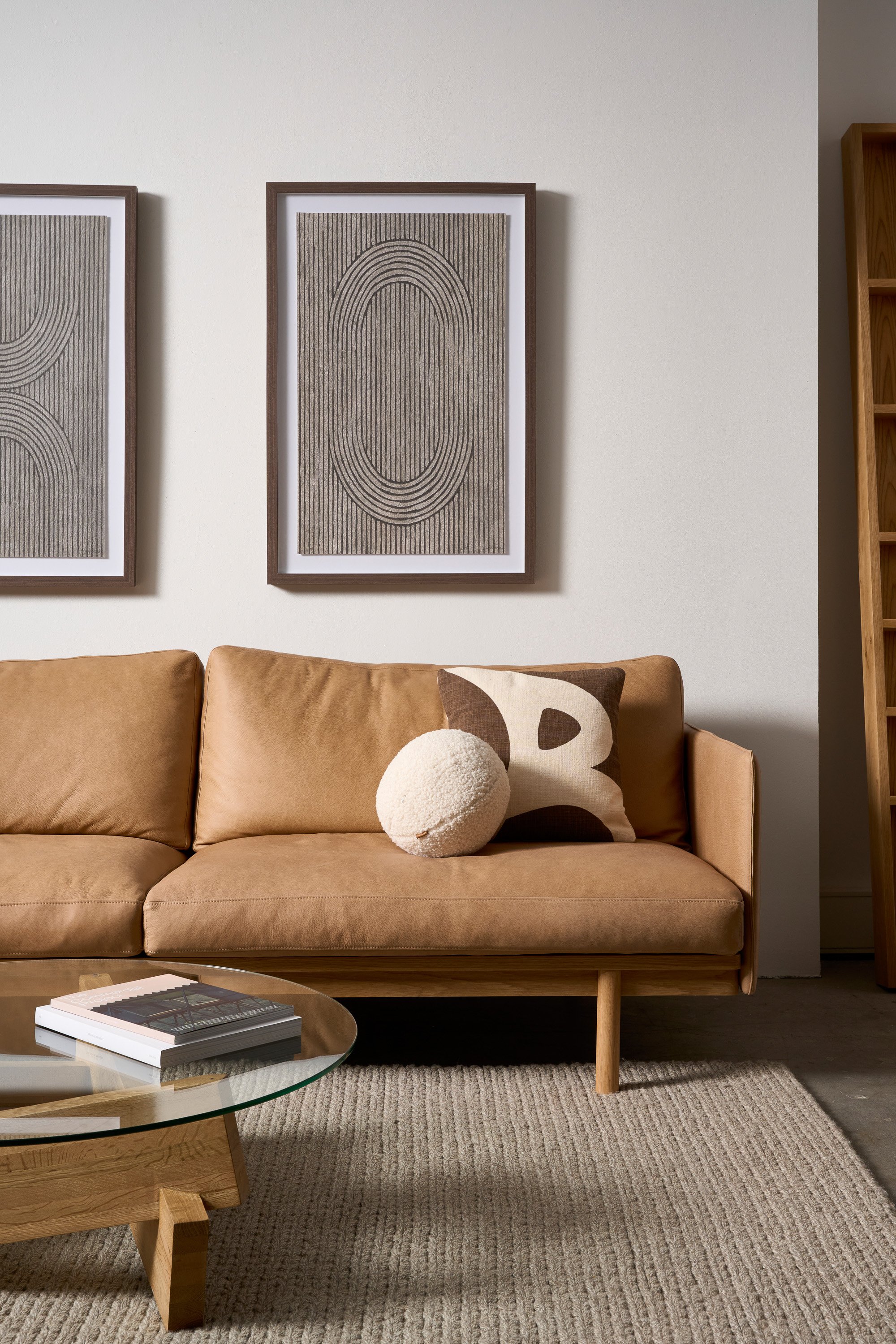 Pensive 3 Seater Sofa - Canyon-Montana 3031 - Light Oak - Floor Stock