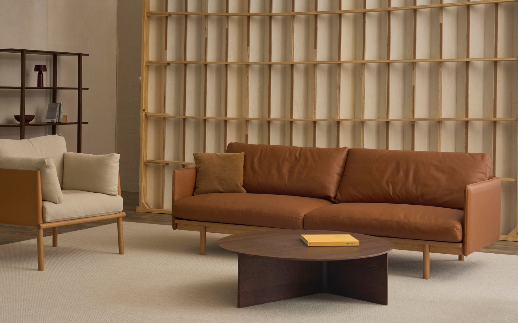 Pensive 3 Seater Sofa - Canyon-Montana 3031 - Light Oak - Floor Stock