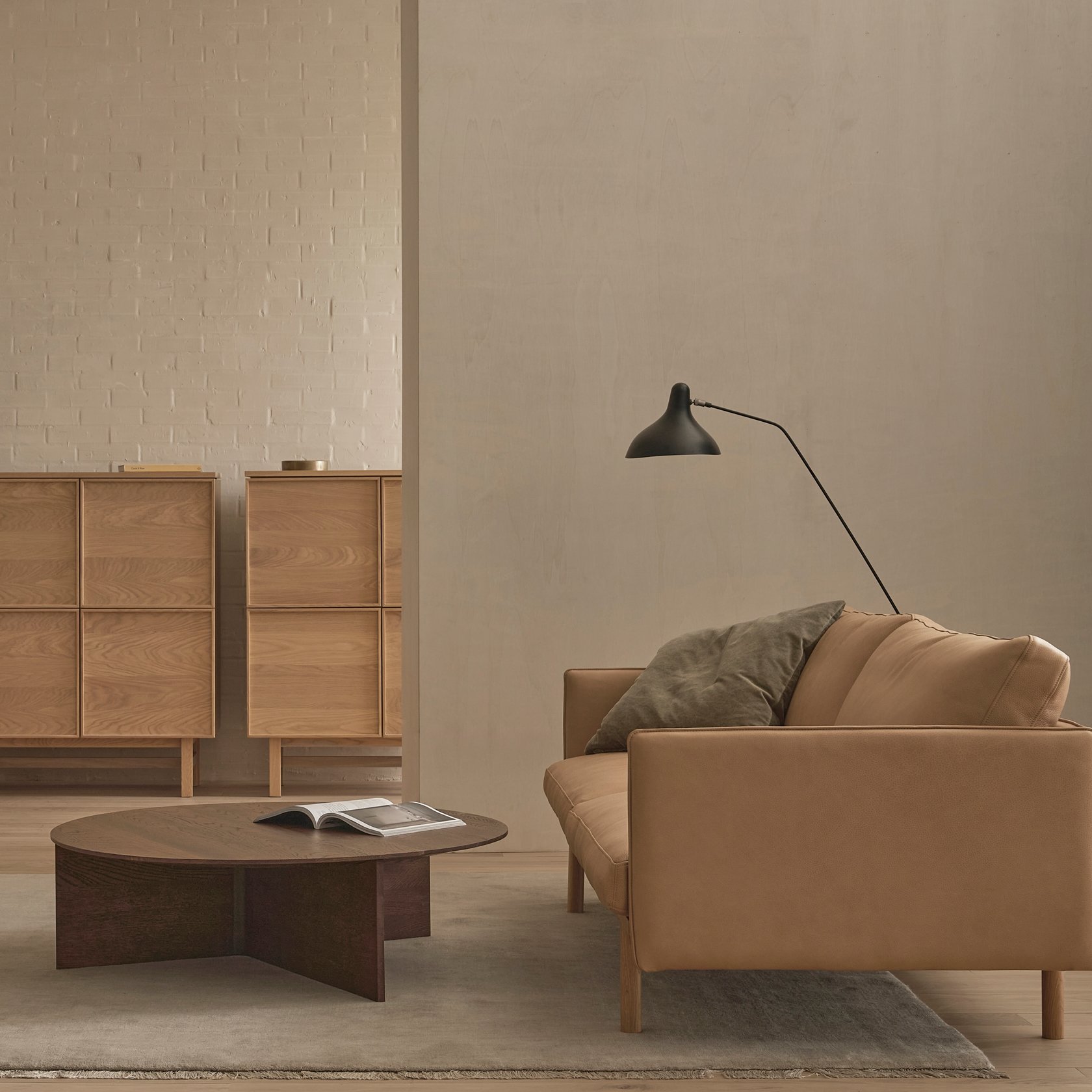 Pensive 3 Seater Sofa - Canyon-Montana 3031 - Light Oak - Floor Stock