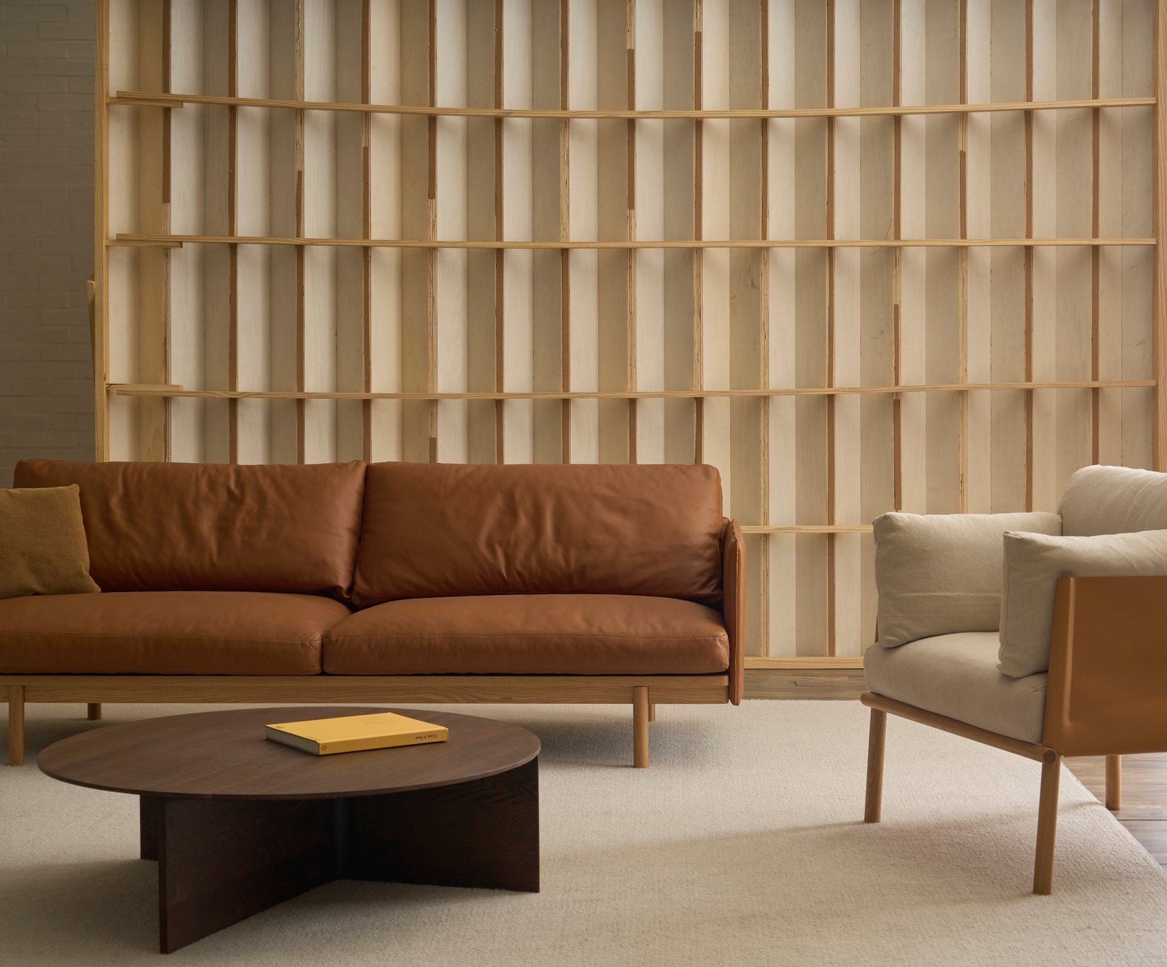 Pensive 3 Seater Sofa - Canyon-Montana 3031 - Light Oak - Floor Stock