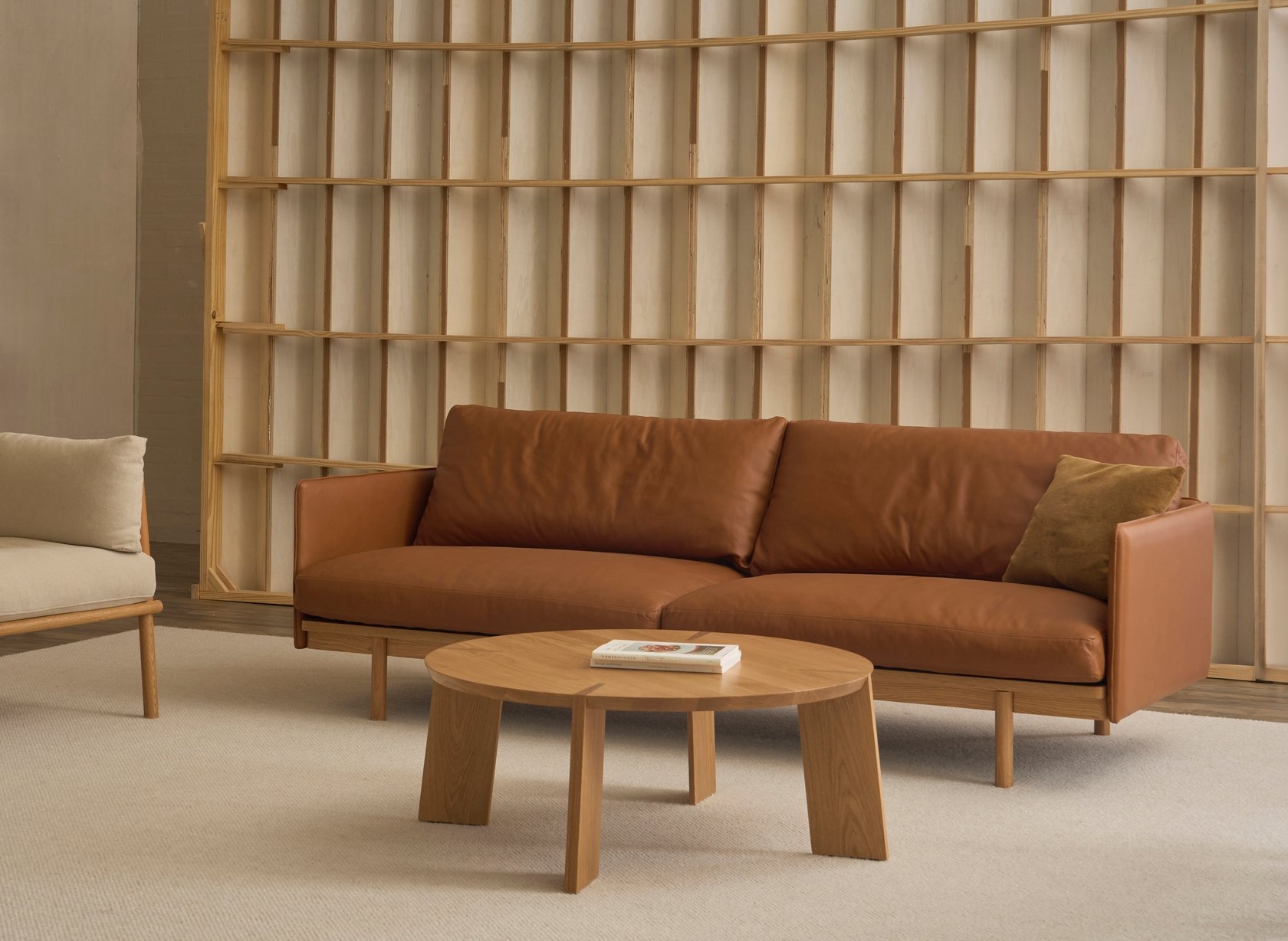 Pensive 3 Seater Sofa - Canyon-Montana 3031 - Light Oak - Floor Stock