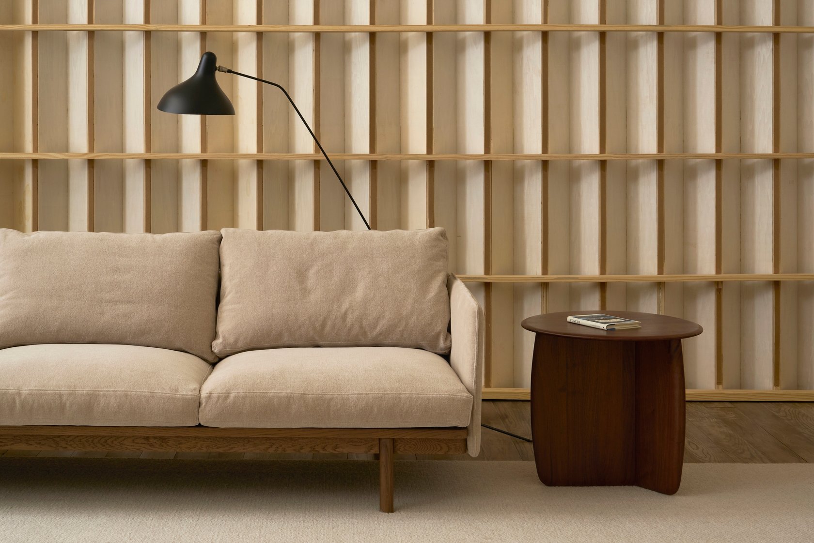 Pensive 3 Seater Sofa - Canyon-Montana 3031 - Light Oak - Floor Stock