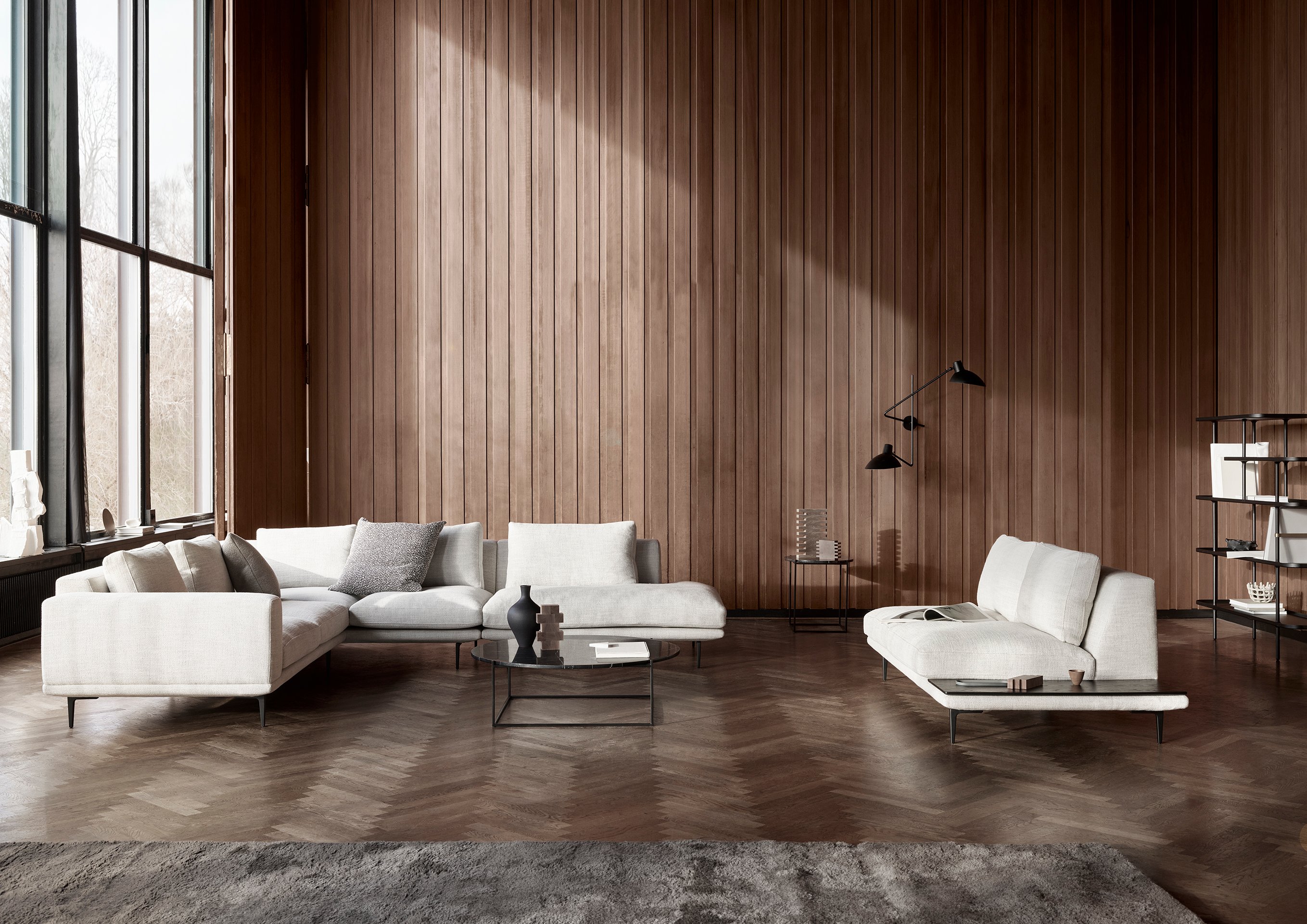 Circle Side Table - Nero Marquina Marble - Floor Stock