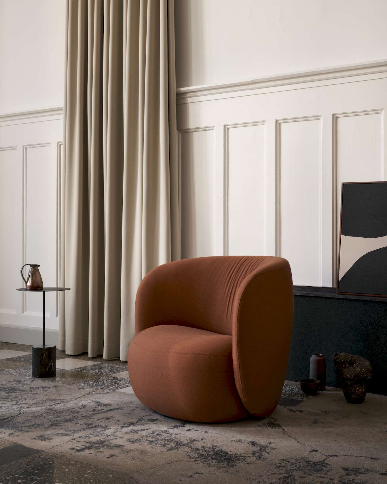 Calibre Side Table - High with Handle - Floor Stock