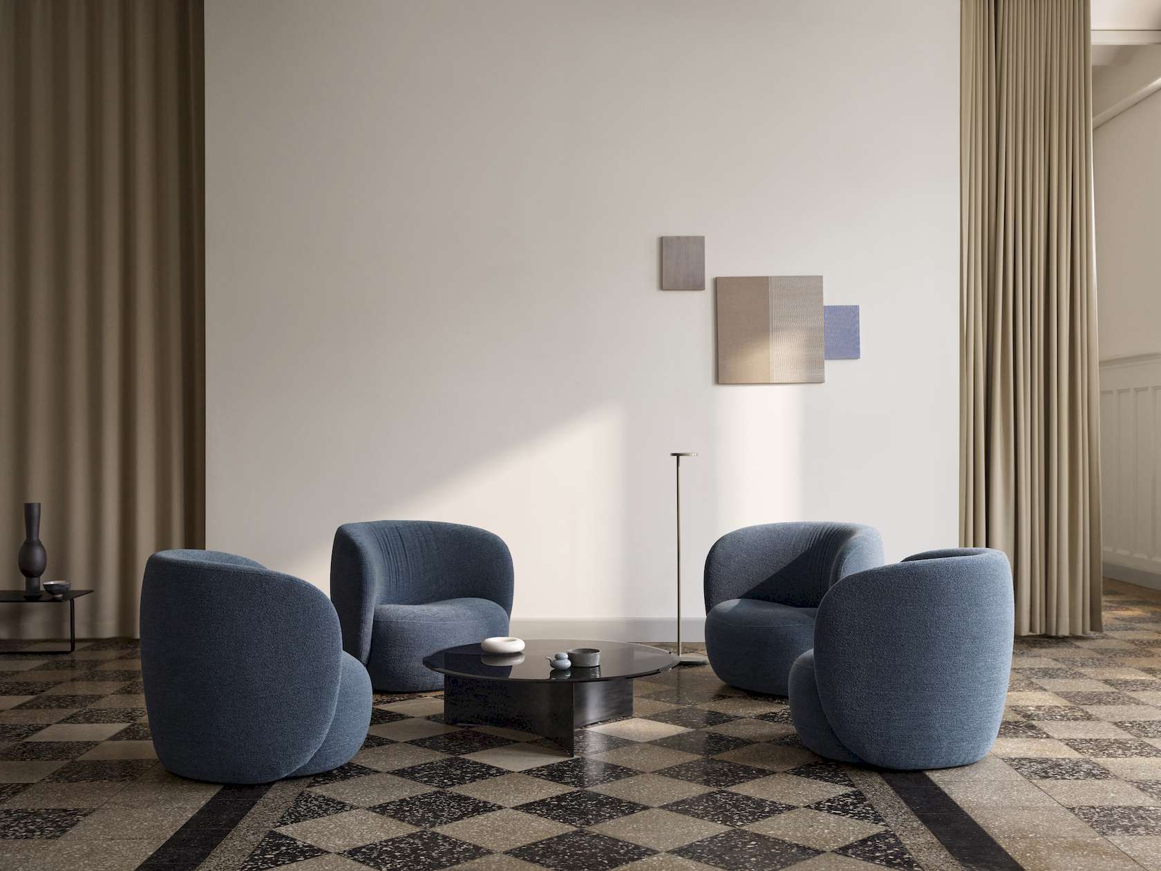 Arc Table - 1000mm - Black - Floor Stock