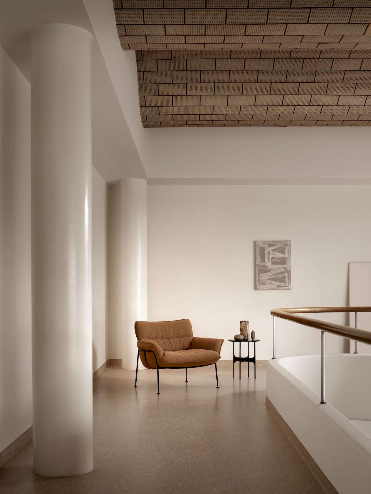 Floema Side Table - Small - Black Marble - Floor Stock