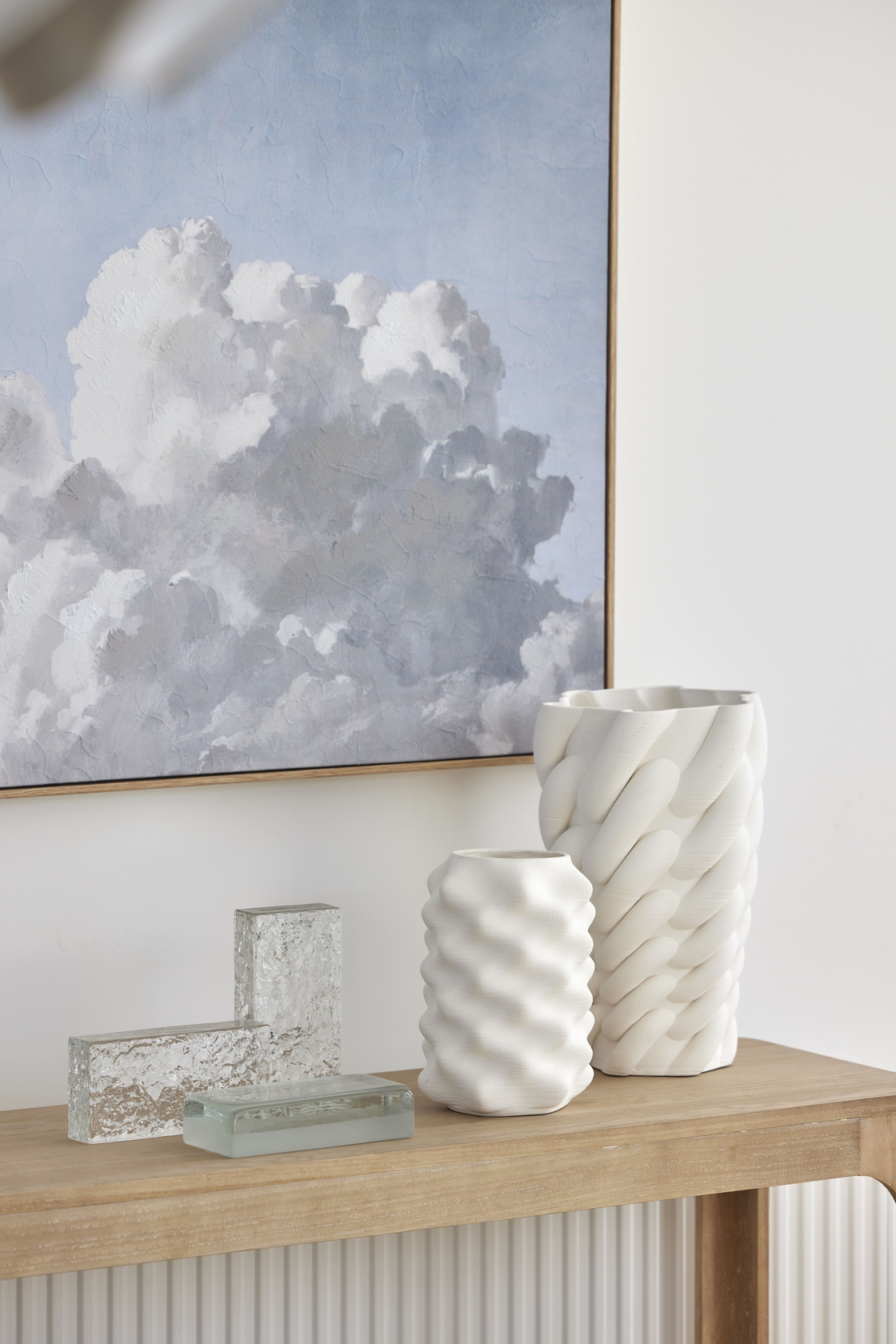 Grass Brick Sculpture