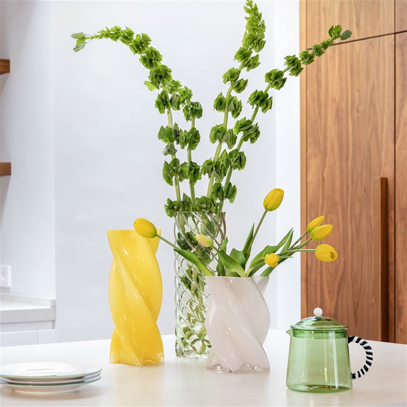 Marshmallow Vase - Opaque Pink