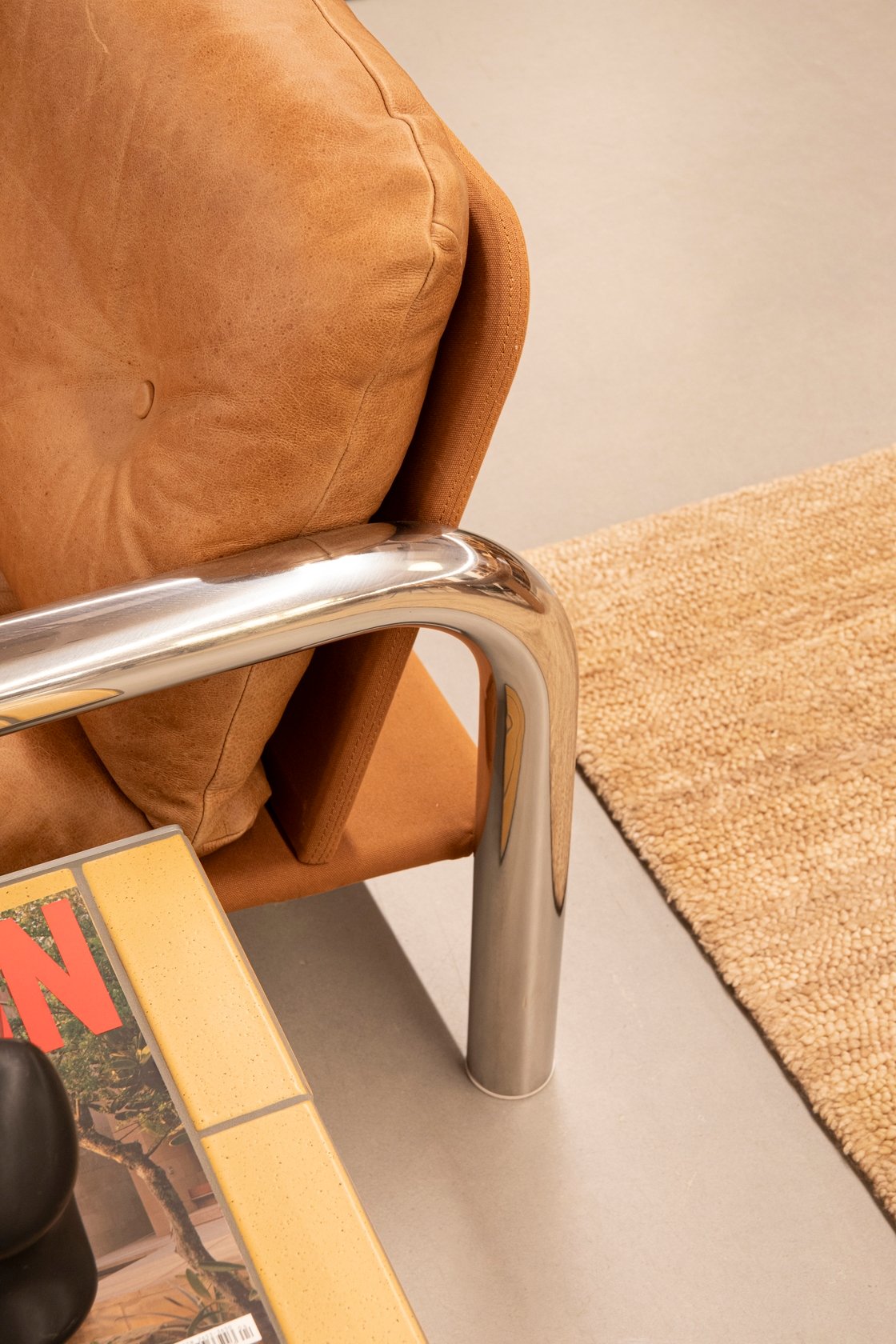 Rudolph 3 Seater Sofa - Butter Coco Brown Leather - Floor Stock