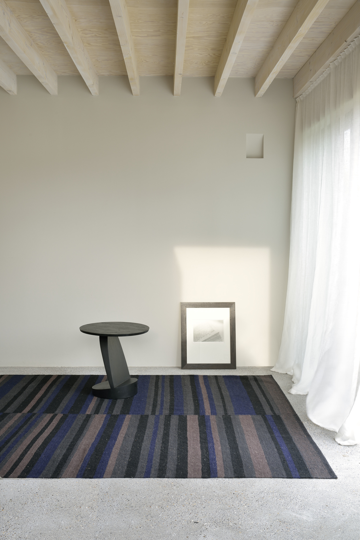 Ethnicraft Teak Oblic Side Table - Brown - Floor Stock