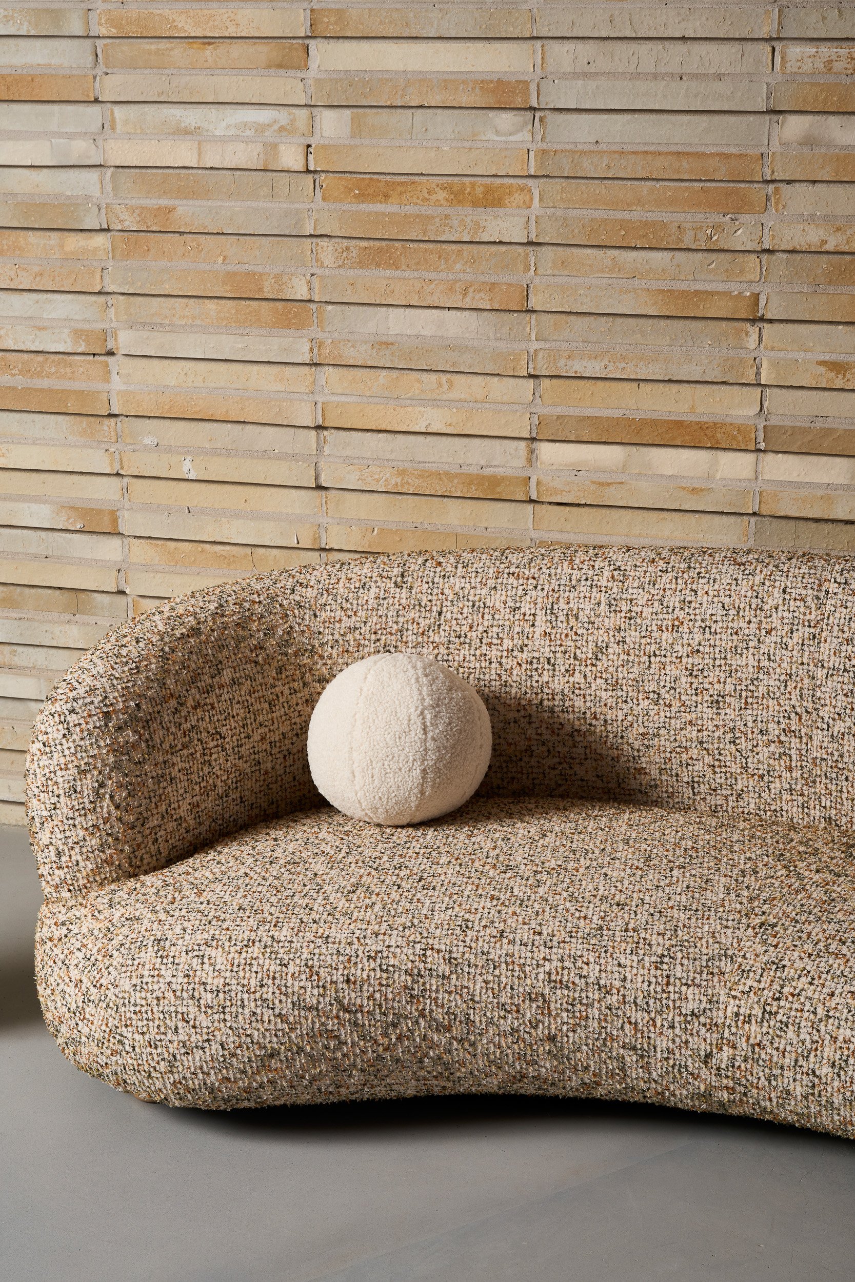 Tribecca 4 Seater Sofa - Green Boucle - Floor Stock