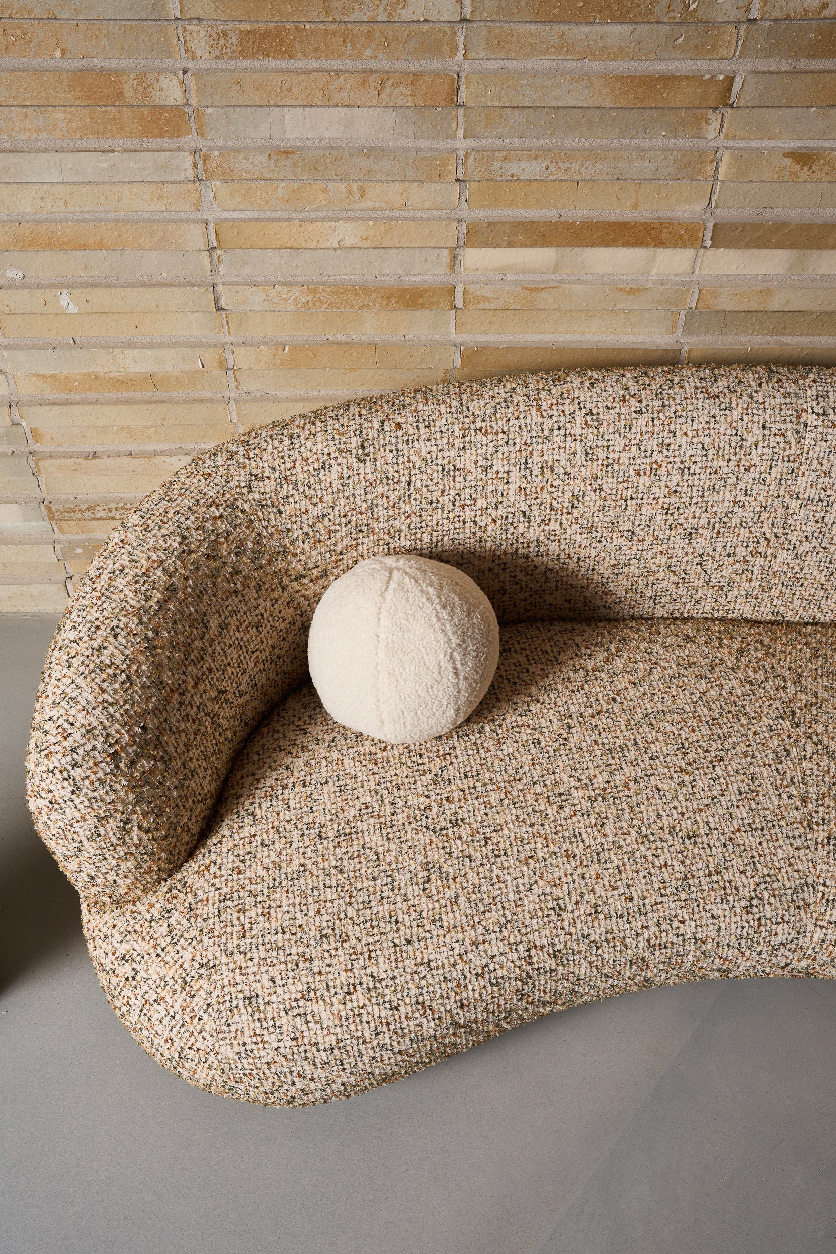 Tribecca 4 Seater Sofa - Green Boucle - Floor Stock