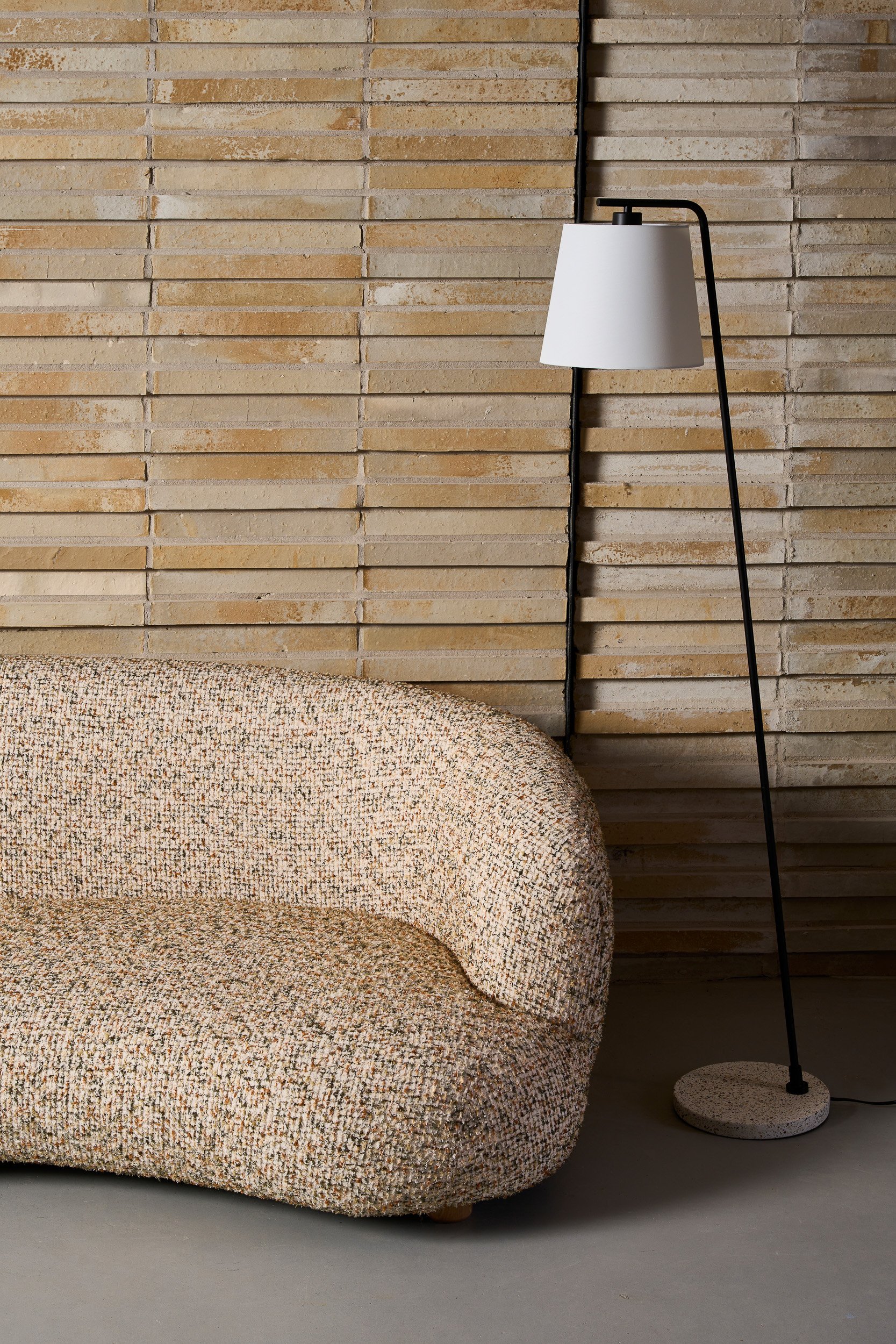 Tribecca 4 Seater Sofa - Green Boucle - Floor Stock