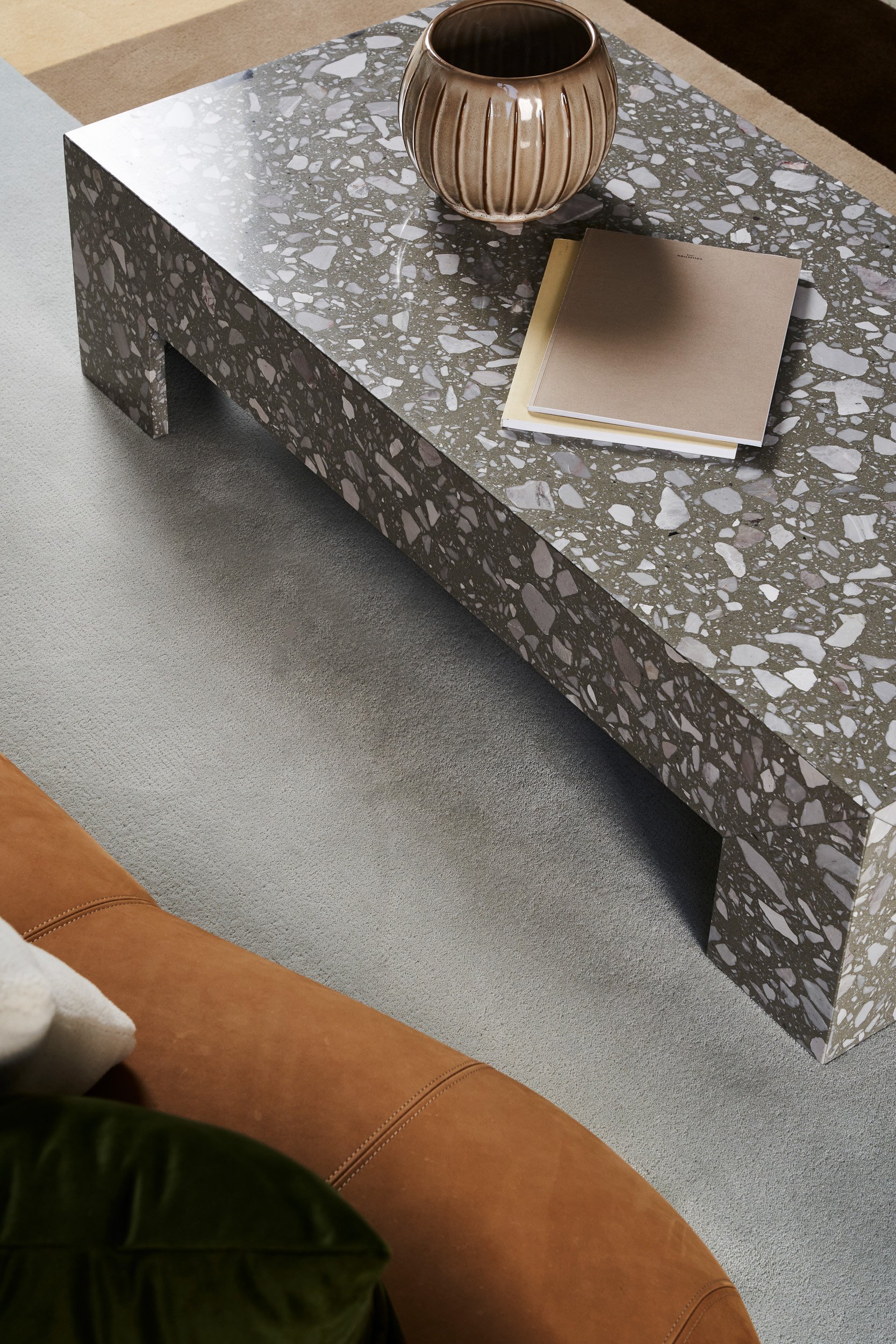 Tribecca 4 Seater Sofa - Green Boucle - Floor Stock