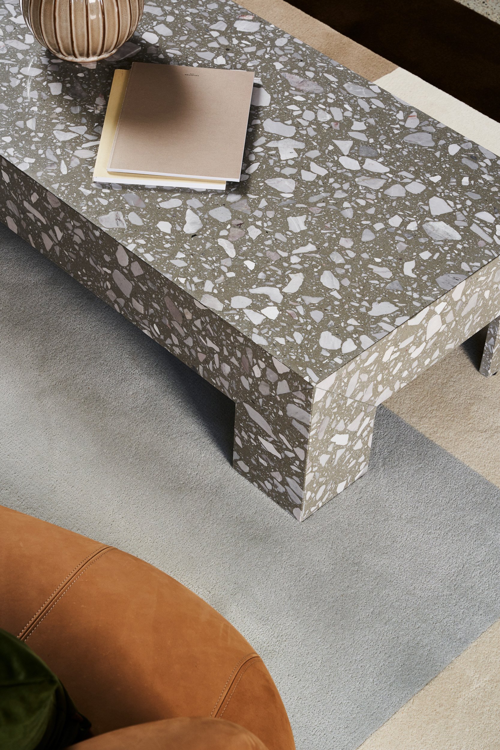 Tribecca 4 Seater Sofa - Green Boucle - Floor Stock