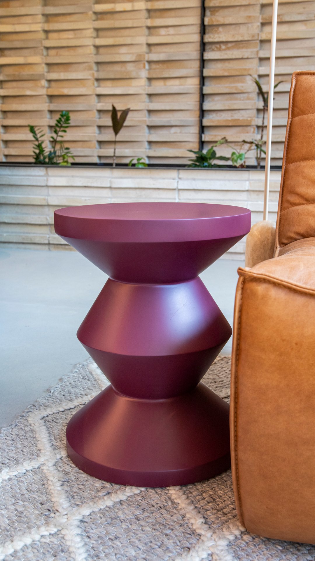 Zag Stool - Custard - Floor Stock