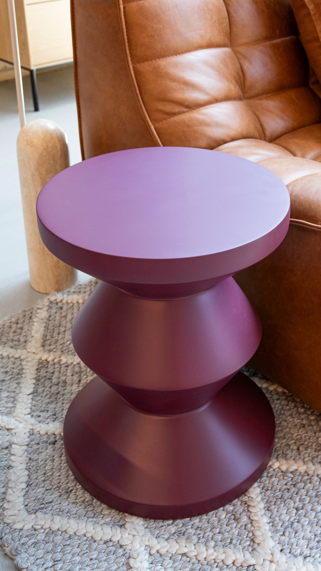 Zag Stool - Custard - Floor Stock